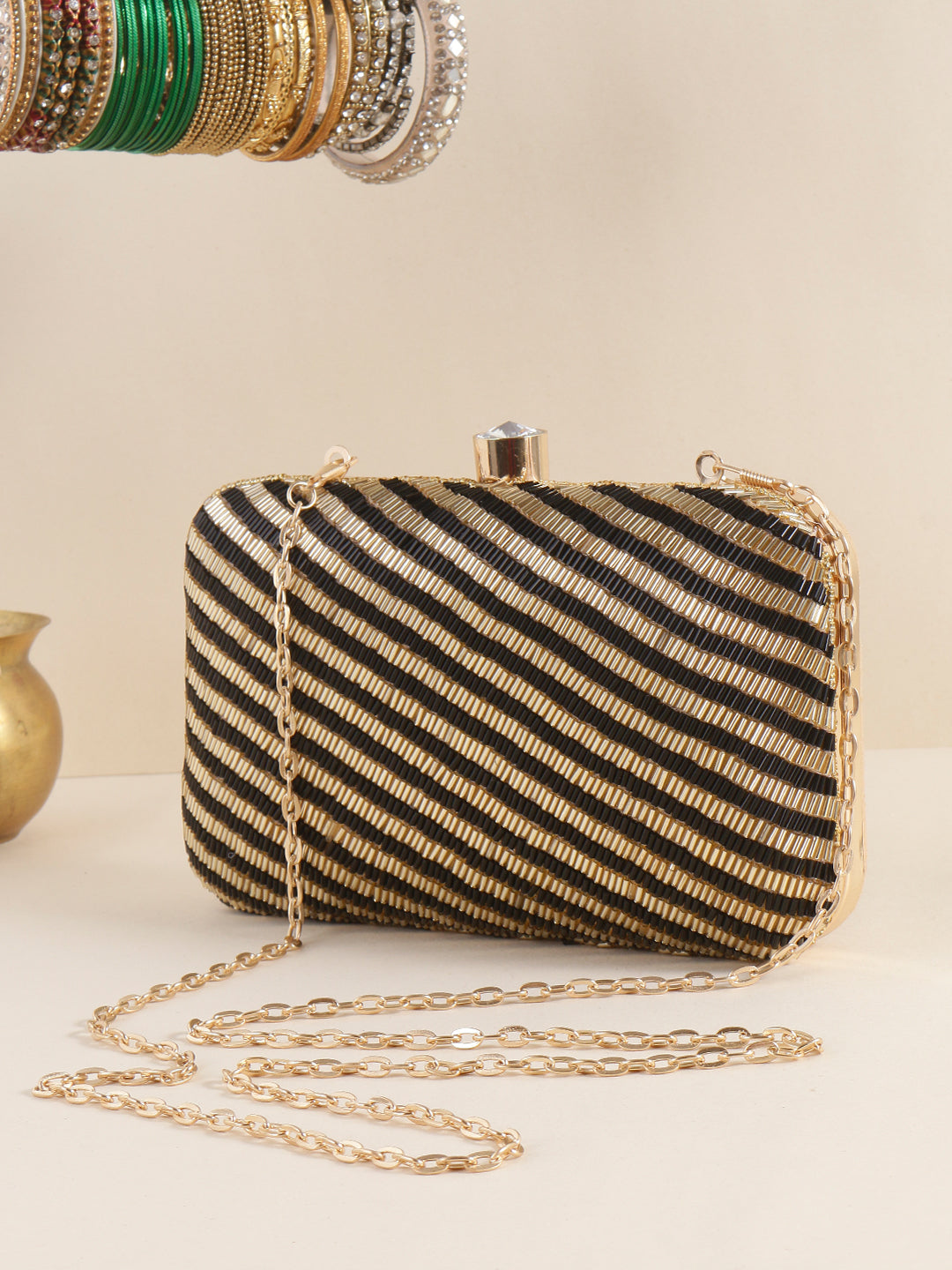 VRPS Embroidered Clutch | Handcrafted Ethnic Bag | SWIS-873 | Additional Angle