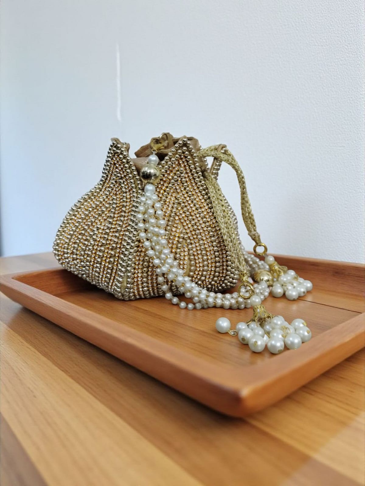 VRPS Lotus Potli | Handcrafted Ethnic Bag | SWIS-3103 | Additional Angle