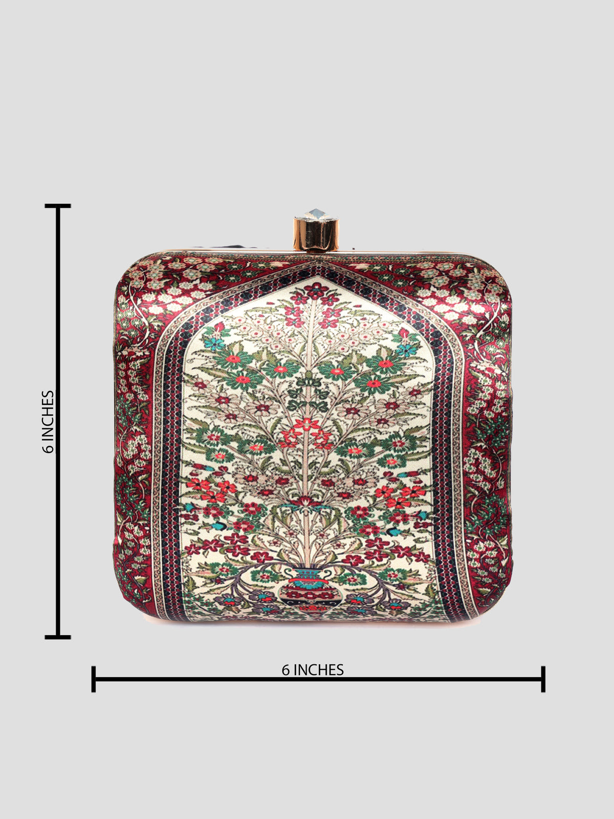 VRPS Printed Clutch | Handcrafted Ethnic Bag | SWIS-1339 | Additional Angle