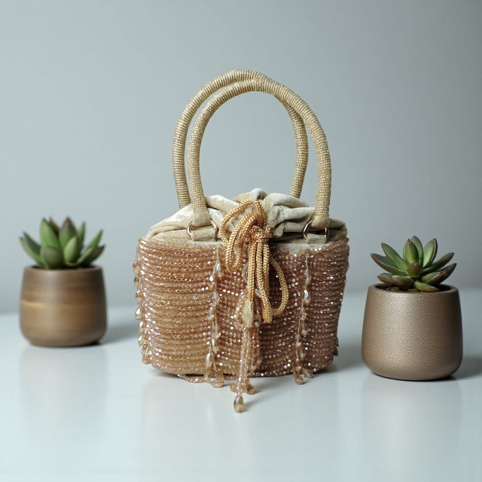 VRPS Bucket Bag | Handcrafted Ethnic Bag | SWIS-3258