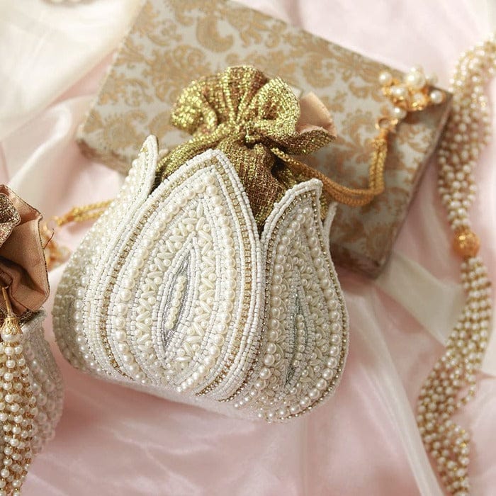 VRPS Lotus Potli | Handcrafted Ethnic Bag | SWIS-3293 | Additional Angle