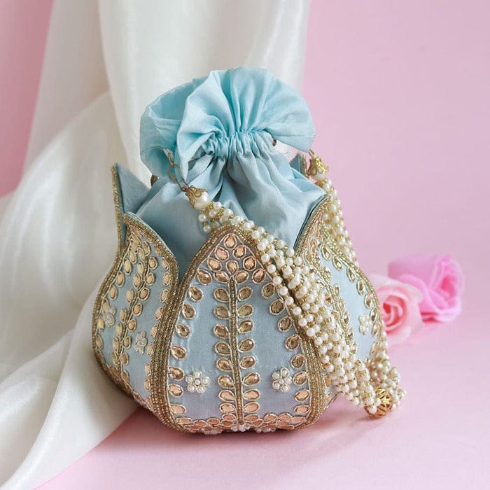 VRPS Lotus Potli | Handcrafted Ethnic Bag | SWIS-3295 | Additional Angle