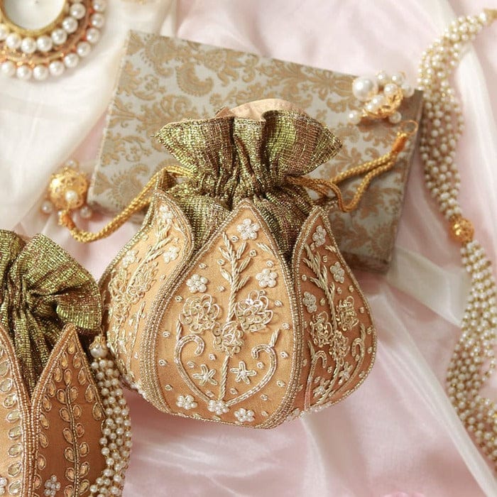 VRPS Lotus Potli | Handcrafted Ethnic Bag | SWIS-3296 | Additional Angle