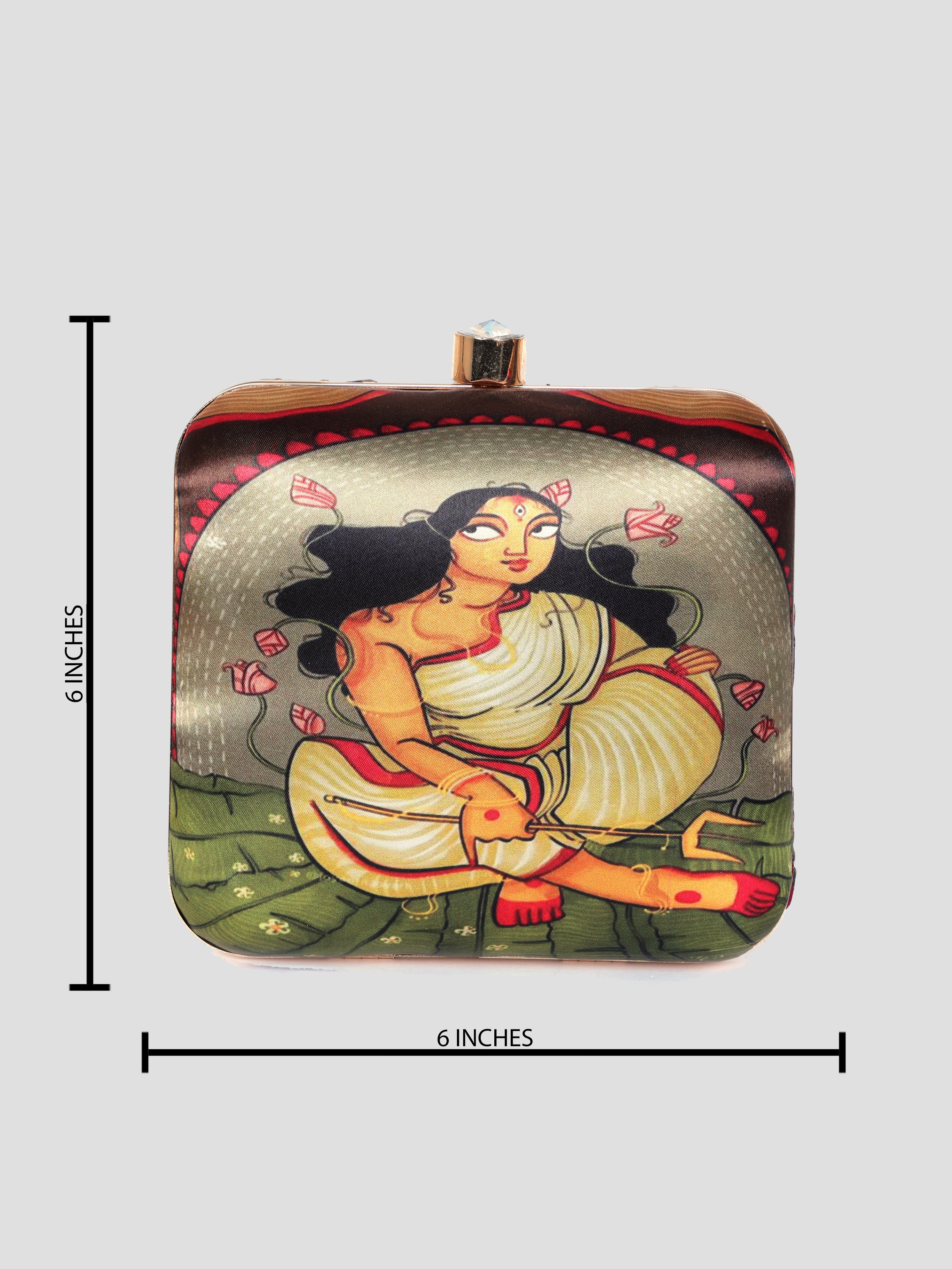 VRPS Printed Clutch | Handcrafted Ethnic Bag | SWIS-1340