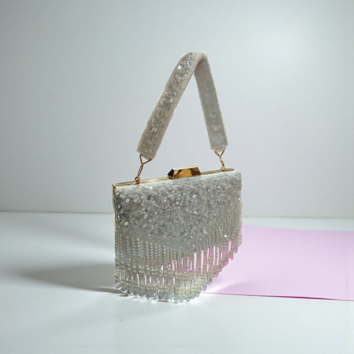 VRPS Embroidered Clutch | Handcrafted Ethnic Bag | SWIS-3329 | Additional Angle