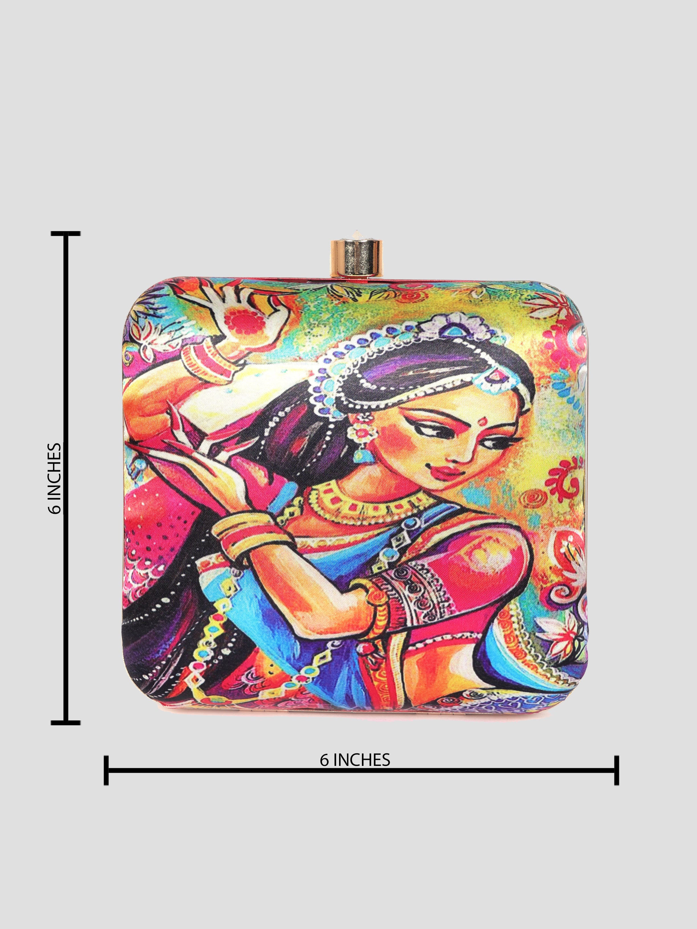 VRPS Printed Clutch | Handcrafted Ethnic Bag | SWIS-1341