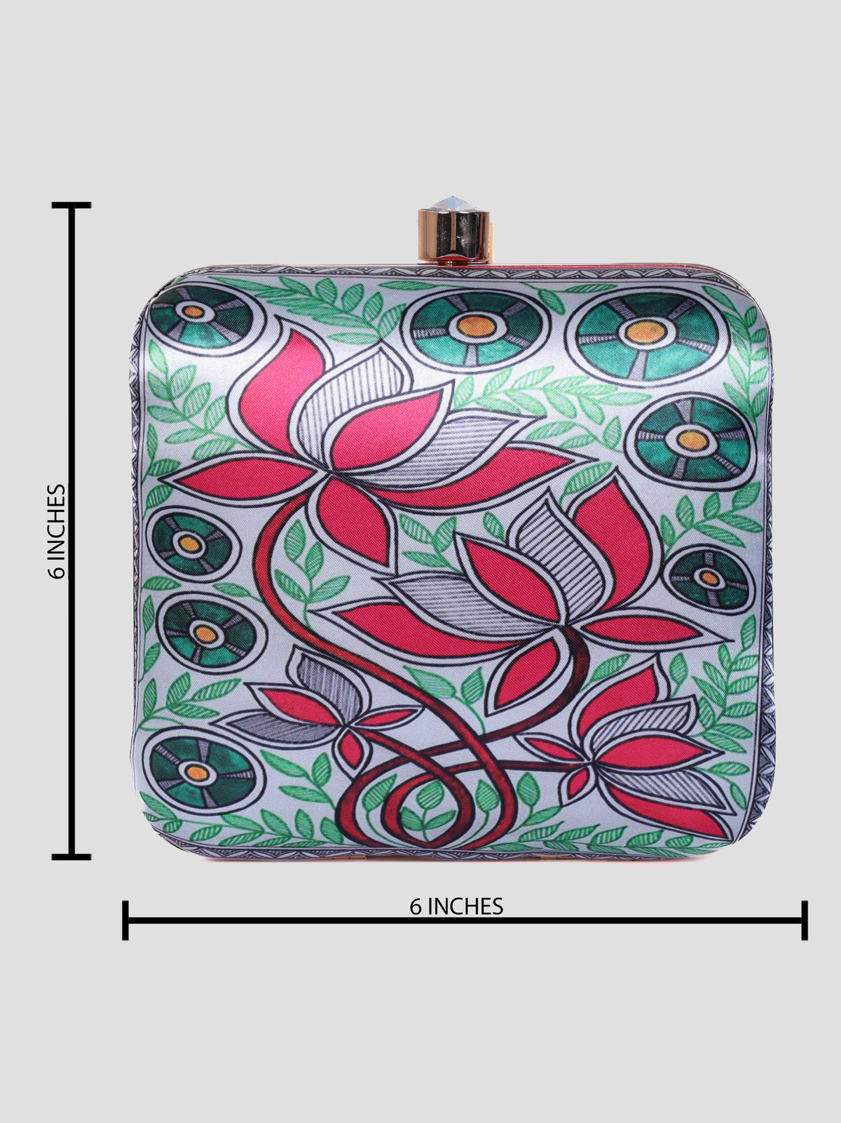 VRPS Printed Clutch | Handcrafted Ethnic Bag | SWIS-1347 | Additional Angle