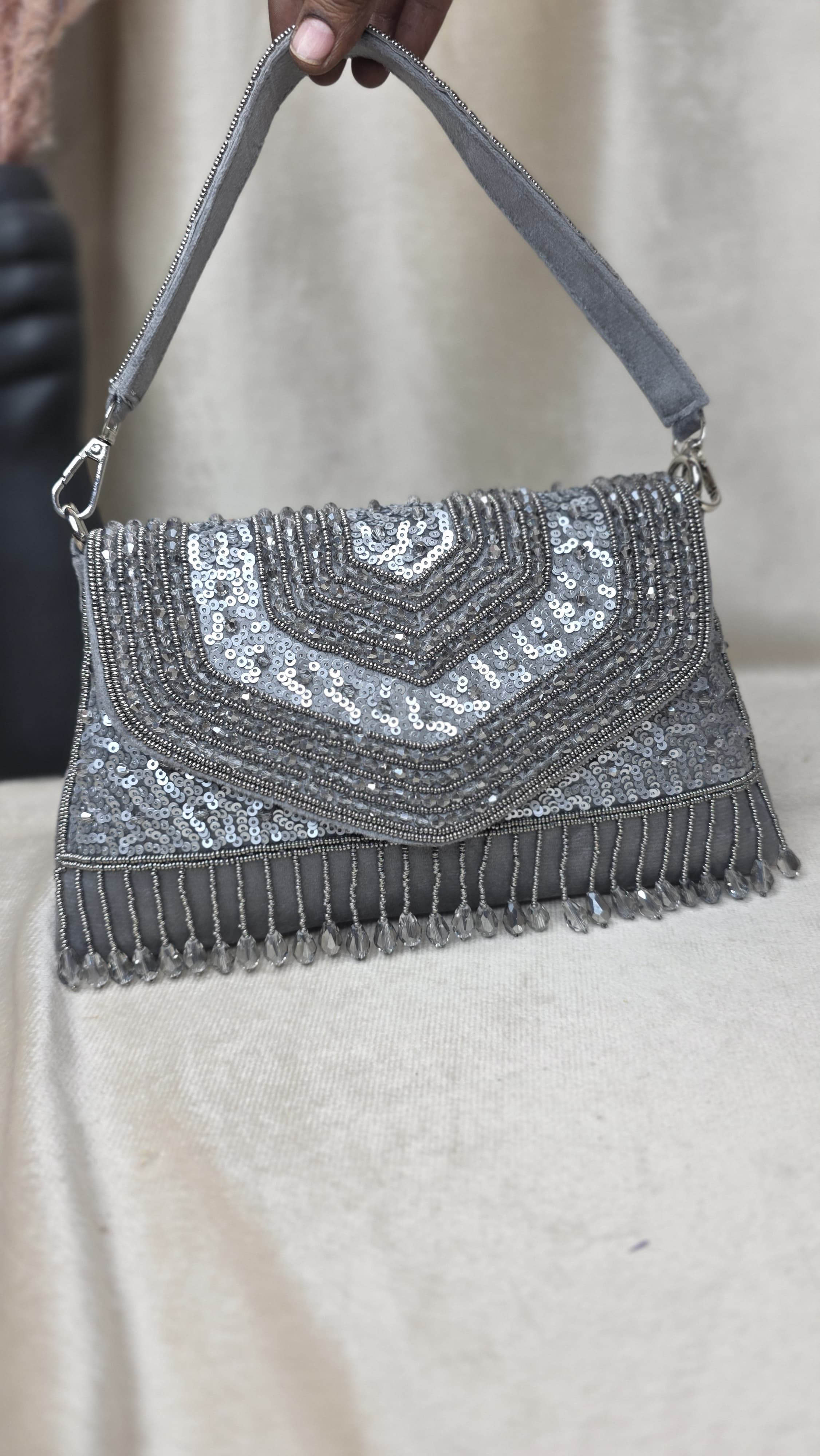 VRPS Flap Bag | Handcrafted Ethnic Bag | SWIS-3446 | Additional Angle