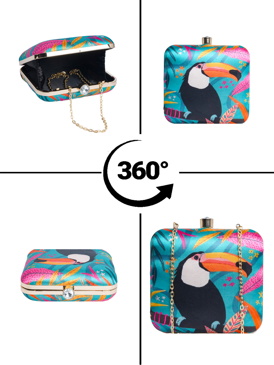 VRPS Printed Clutche | Handcrafted Ethnic Bag | SWIS-2084