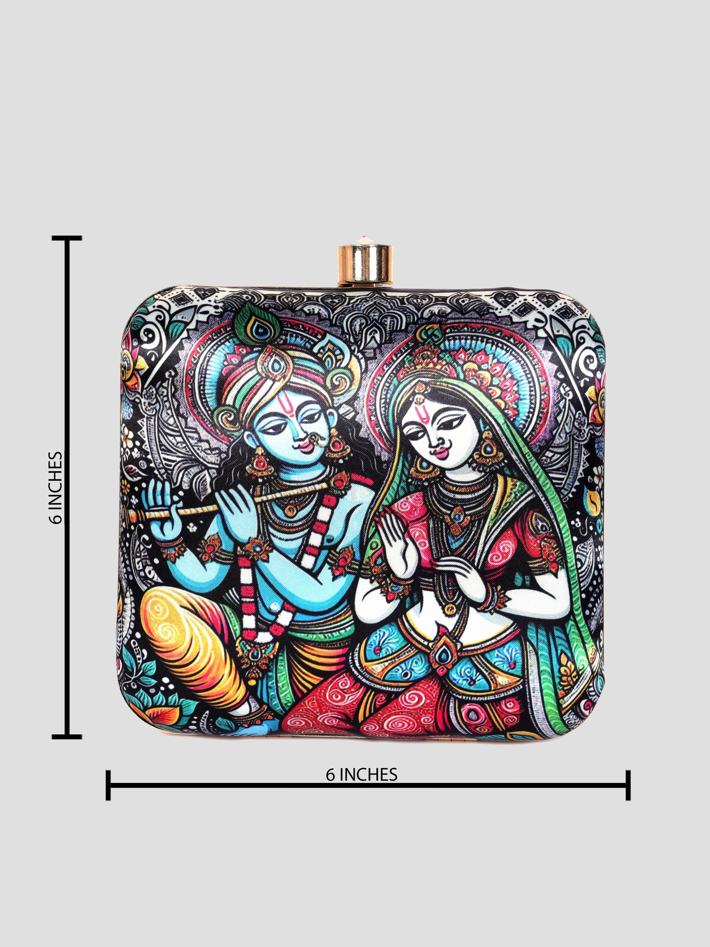 VRPS Printed Clutch | Handcrafted Ethnic Bag | SWIS-1342