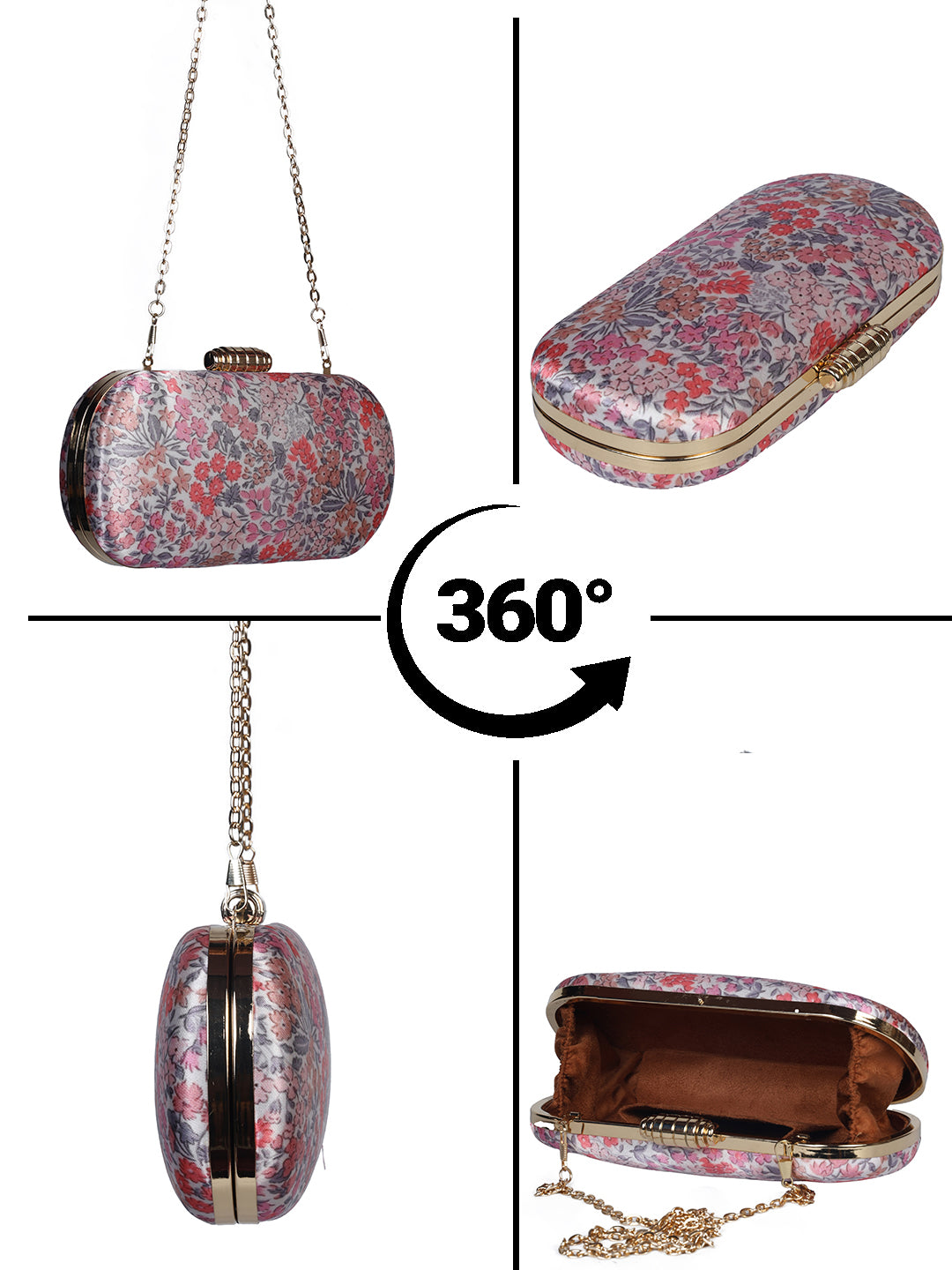 VRPS Printed Clutch | Handcrafted Ethnic Bag | SWIS-2262 | Additional Angle