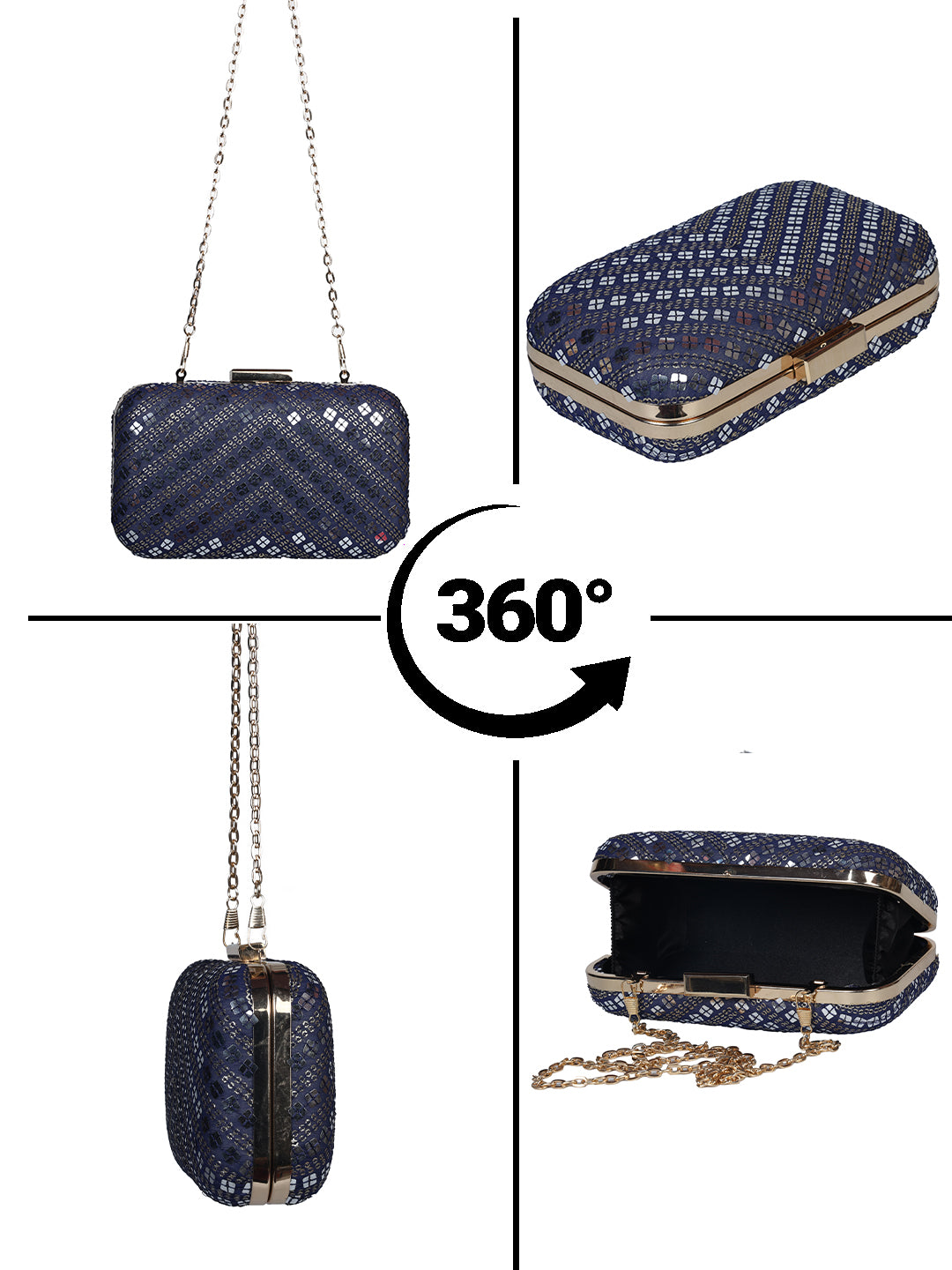 VRPS Classic Clutch | Handcrafted Ethnic Bag | SWIS-1708 | Additional Angle