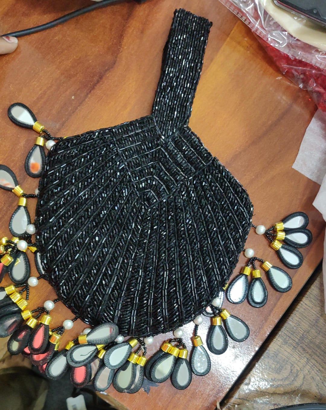 VRPS Embroidered Clutch | Handcrafted Ethnic Bag | SWIS-3702 | Additional Angle