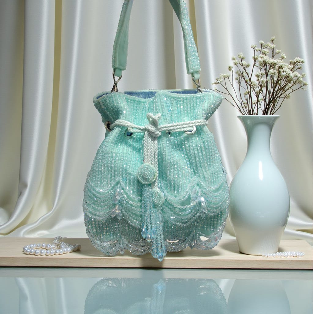 Designer Crystal Potli