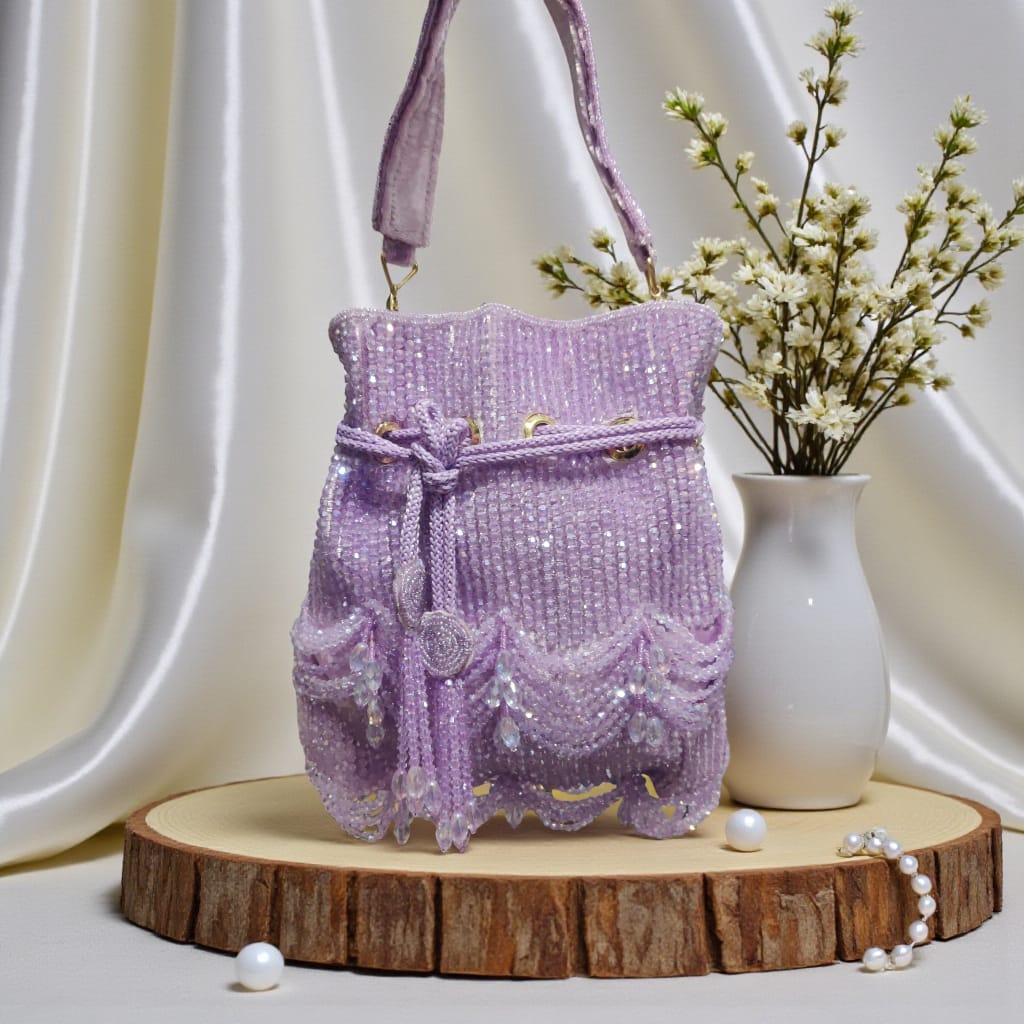 Designer Crystal Potli