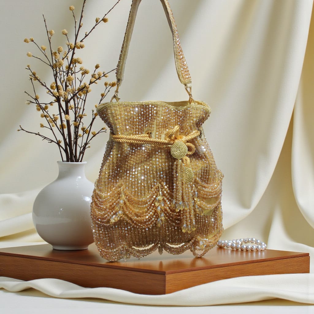 Designer Crystal Potli