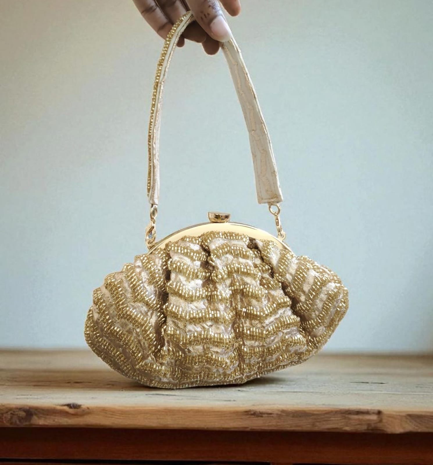 Heavy Embroidered Batua Bag