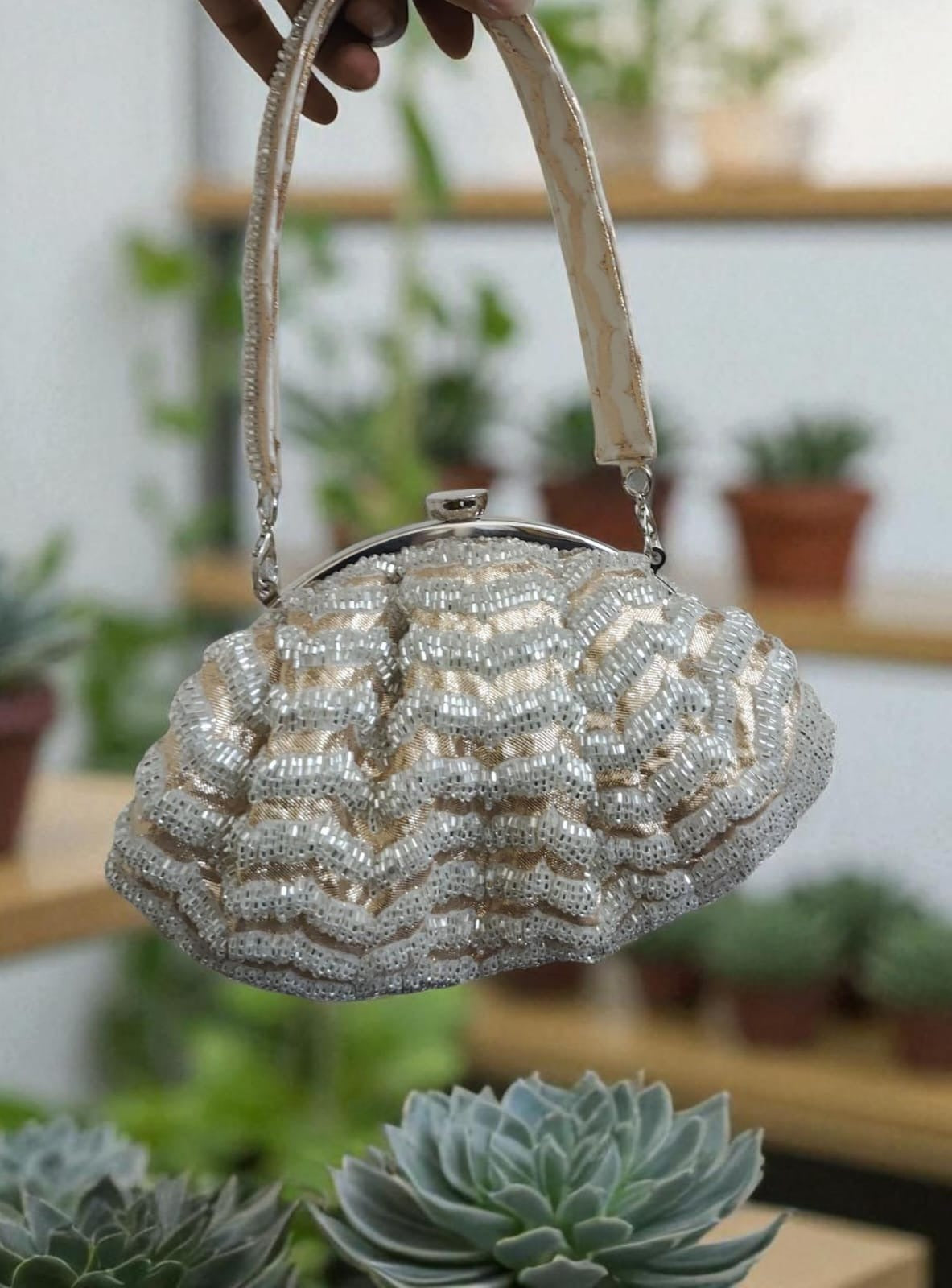 Heavy Embroidered Batua Bag