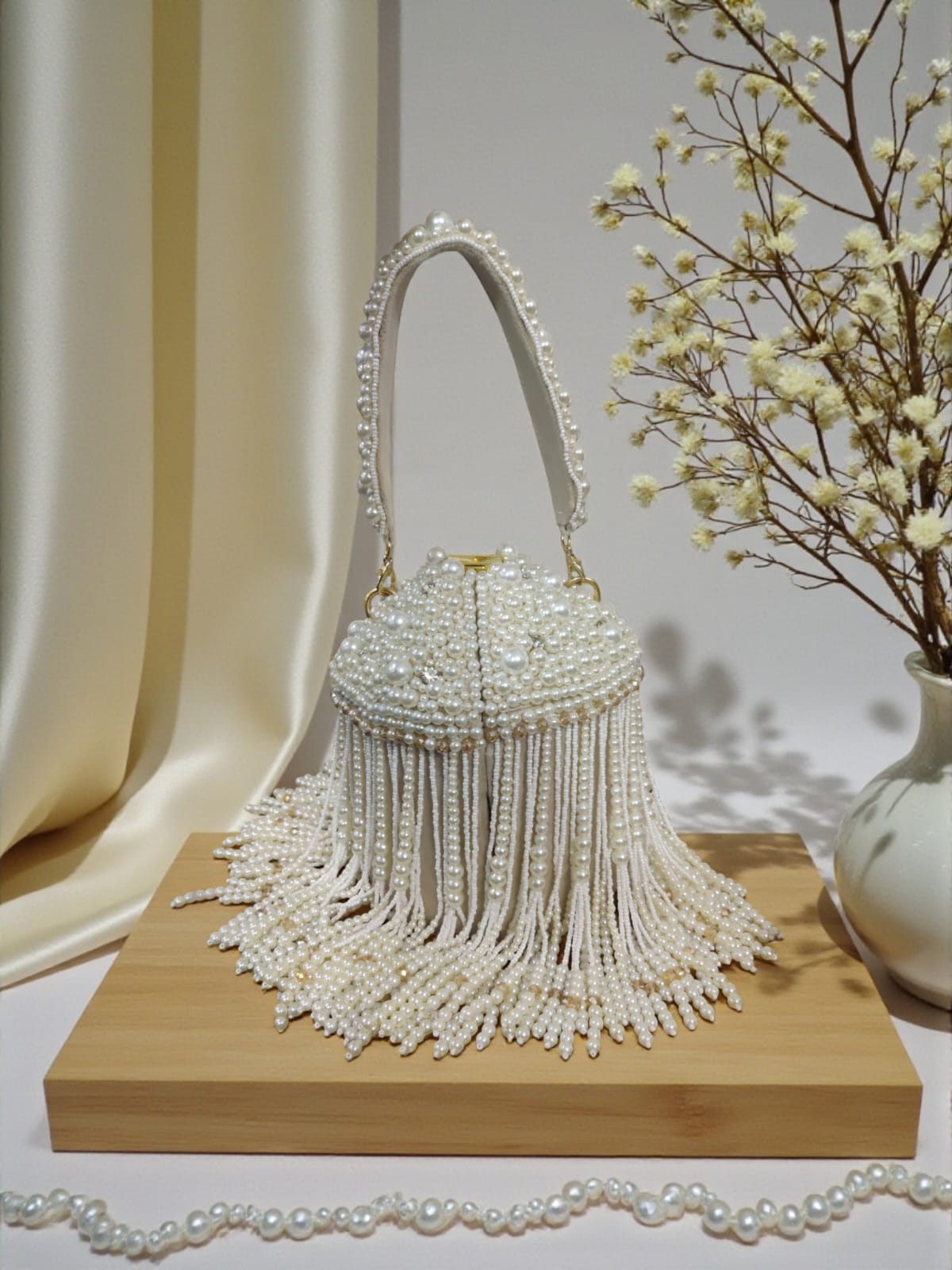 Embroidered Box Clutch