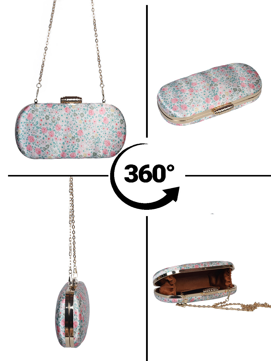 VRPS Printed Clutche | Handcrafted Ethnic Bag | SWIS-2259 | Additional Angle