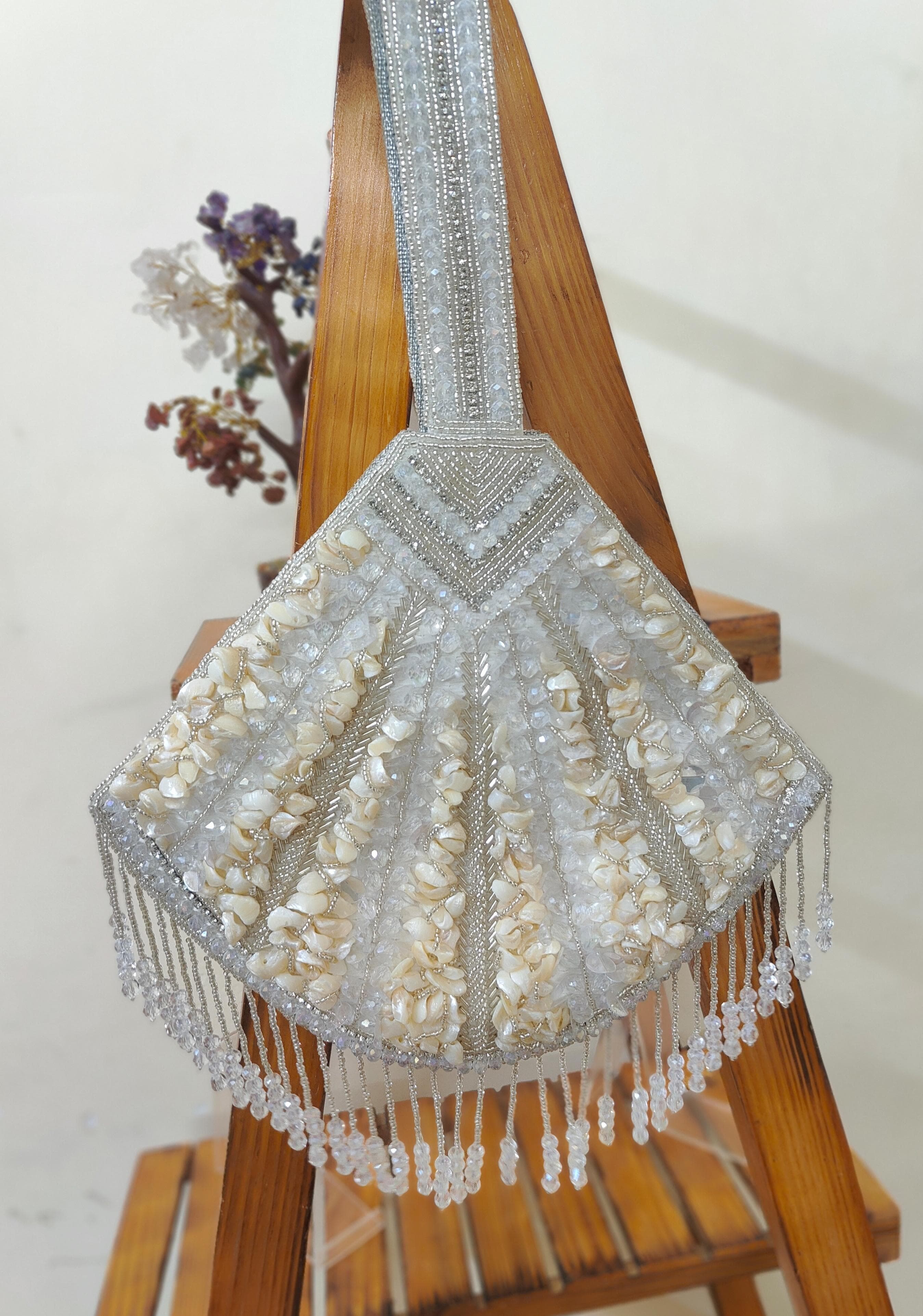 Embroidered Clutch Bag