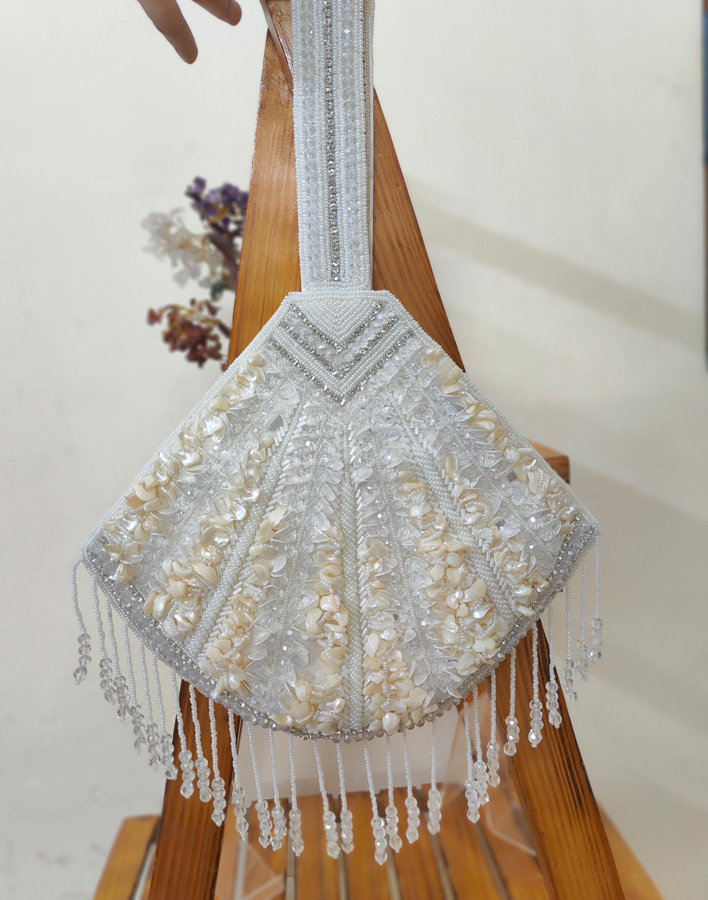 Embroidered Clutch Bag