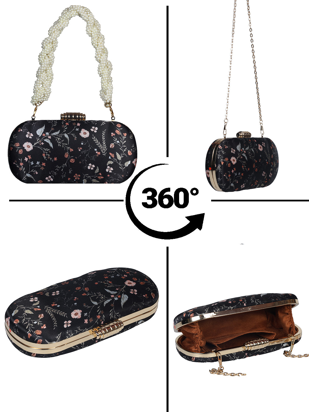 VRPS Printed Clutch | Handcrafted Ethnic Bag | SWIS-4008 | Additional Angle