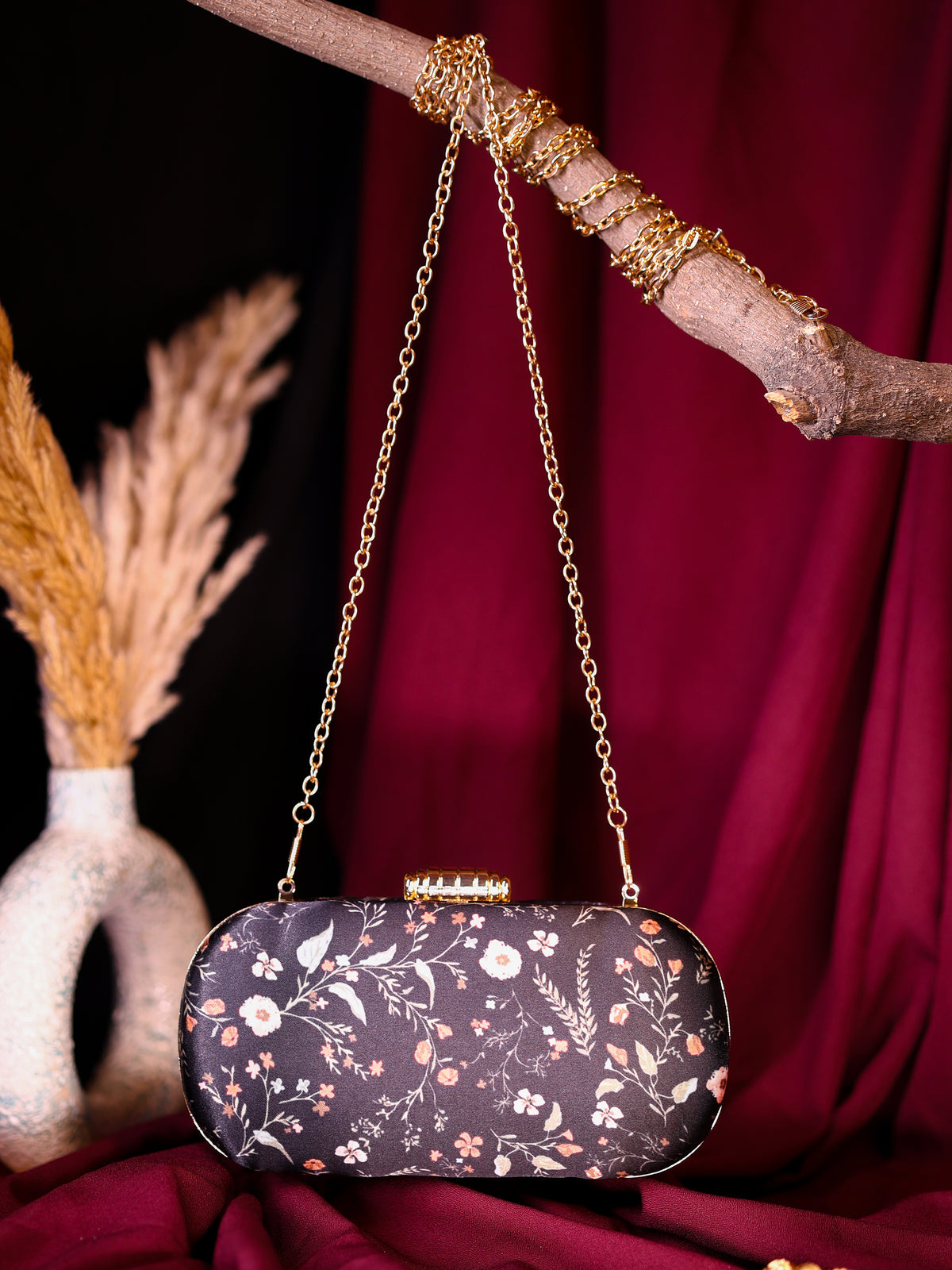 VRPS Printed Clutch | Handcrafted Ethnic Bag | SWIS-4008 | Additional Angle