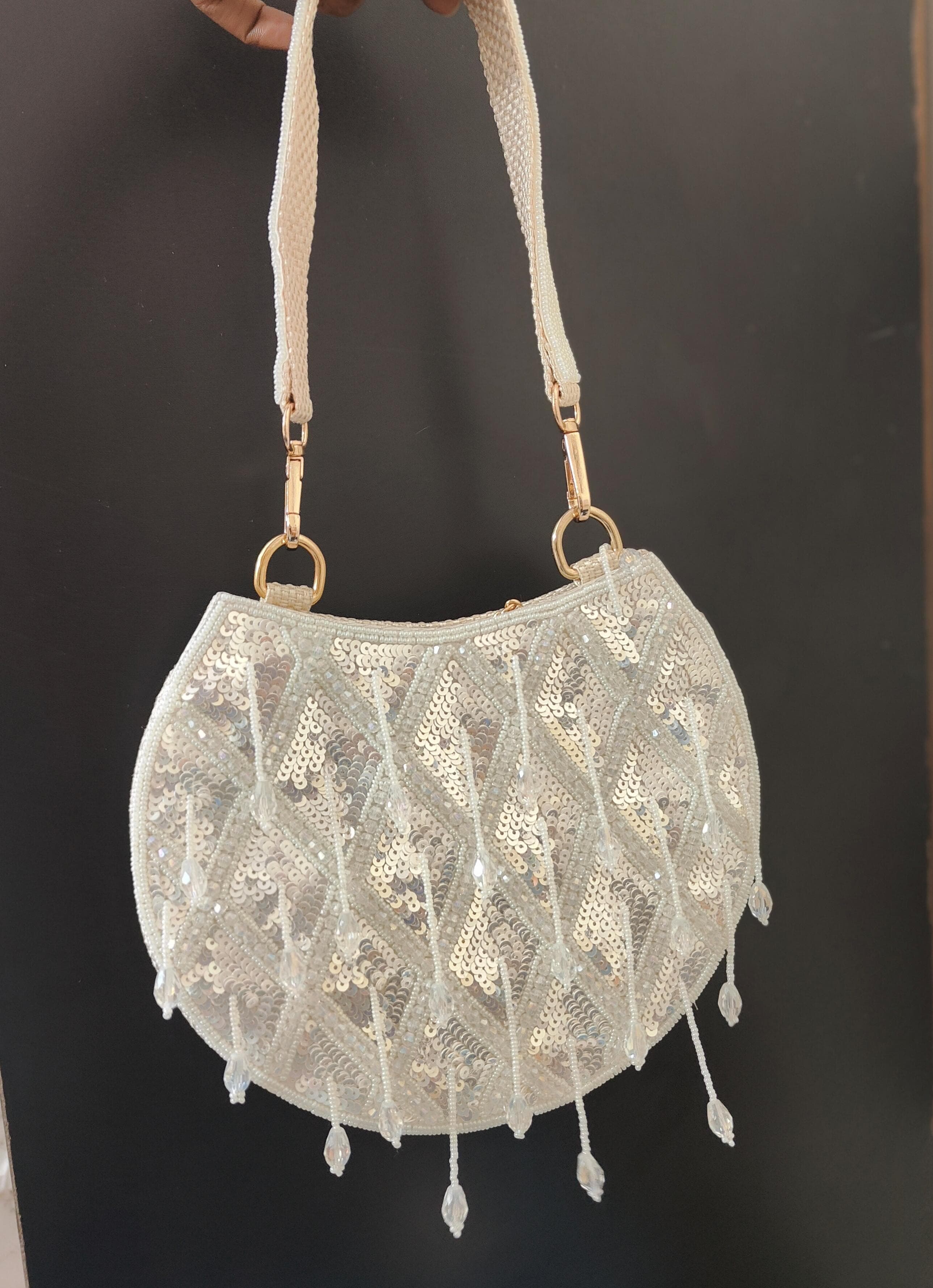 embroidered Clutch Bag