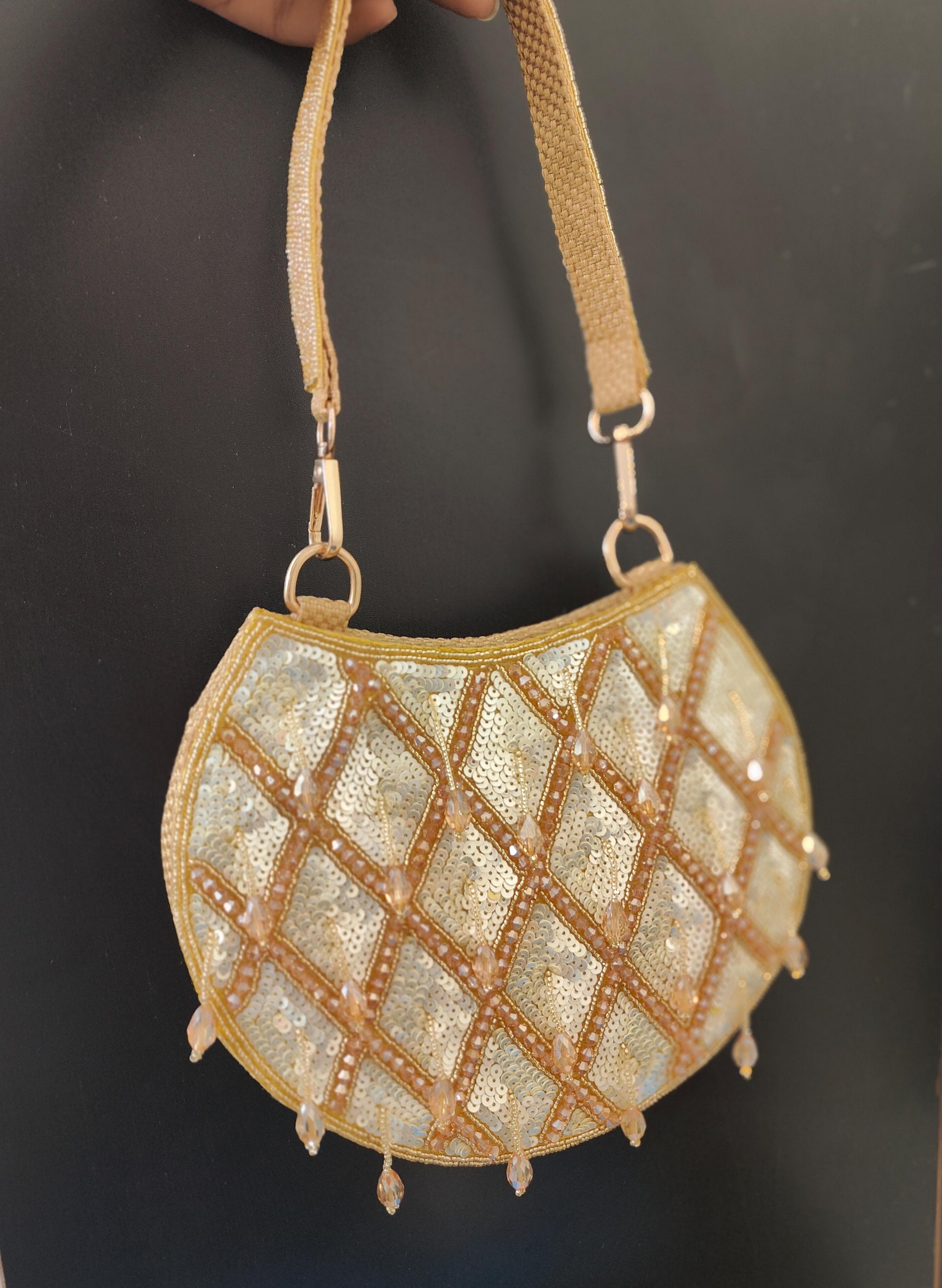 embroidered Clutch Bag
