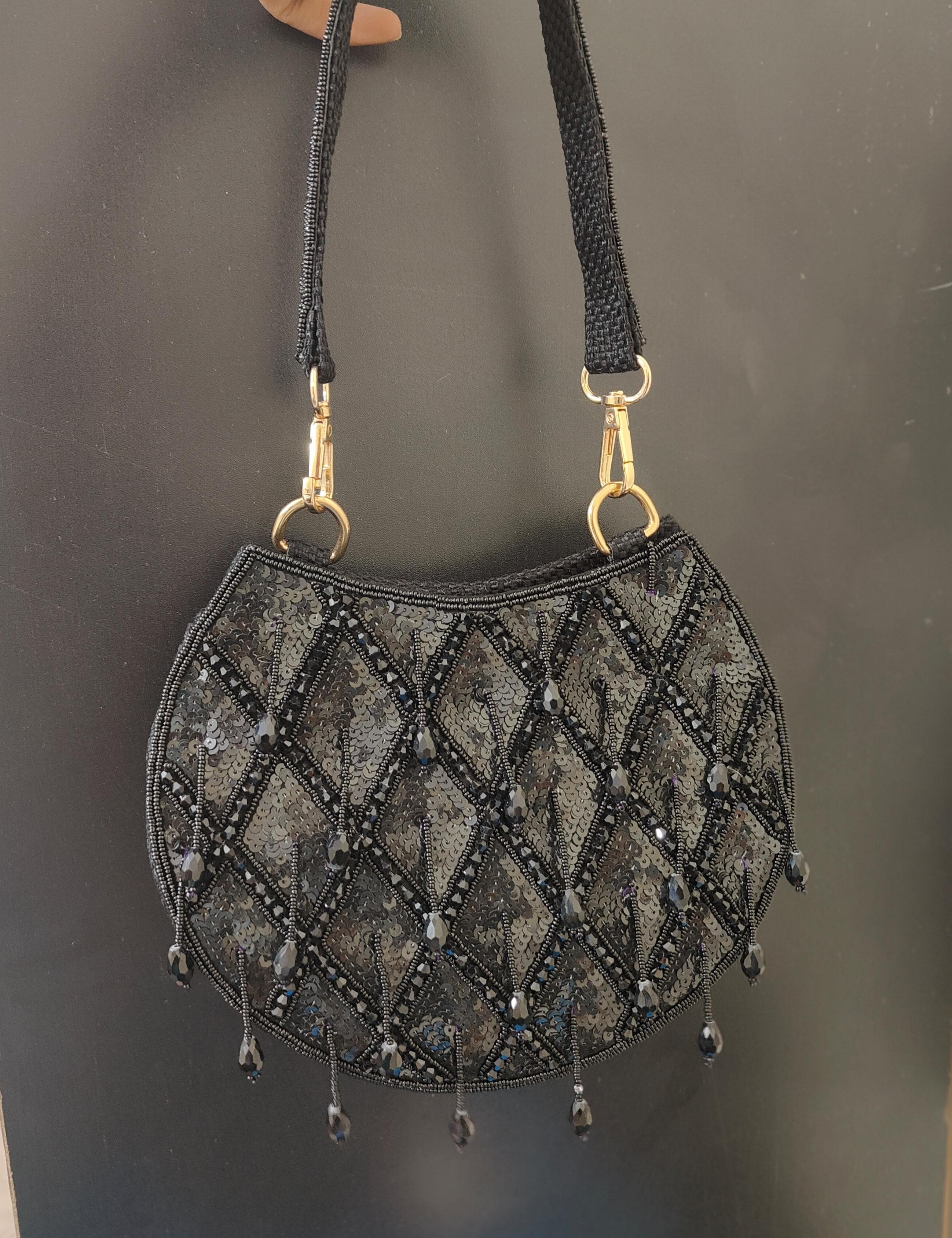 embroidered Clutch Bag