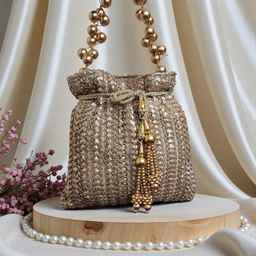 VRPS Potli Bag | Handcrafted Ethnic Bag | SWIS-3955 | Additional Angle