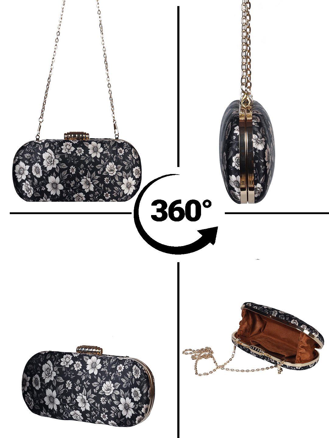 VRPS Printed Clutch | Handcrafted Ethnic Bag | SWIS-2263 | Additional Angle