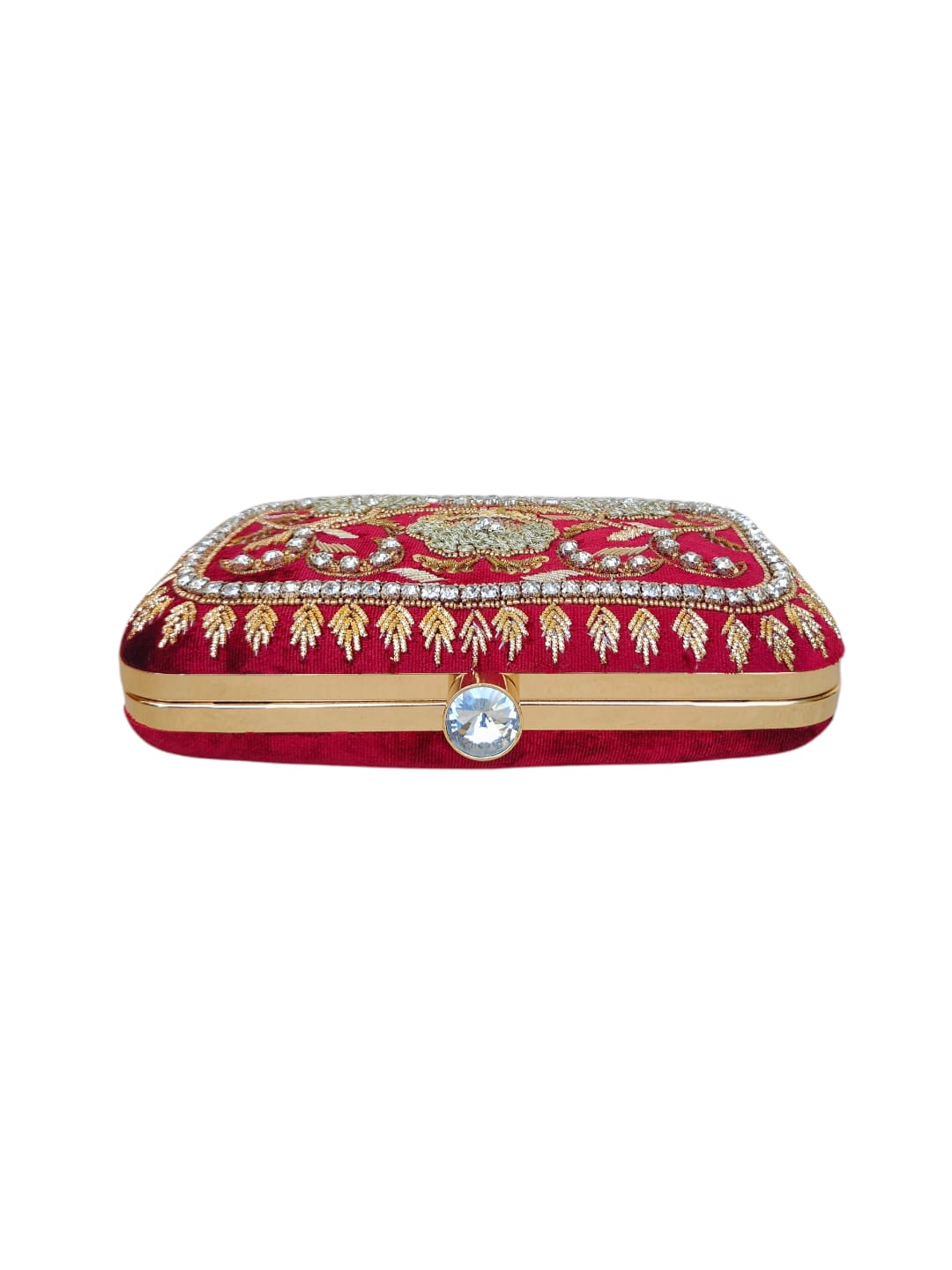 VRPS Embroidered Clutch | Handcrafted Ethnic Bag | SWIS-4432 | Additional Angle