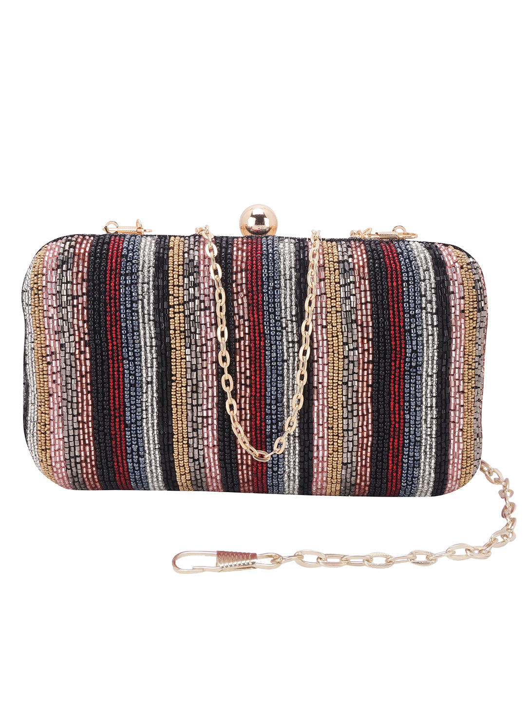 VRPS Embroidered Clutch | Handcrafted Ethnic Bag | SWIS-866 | Additional Angle