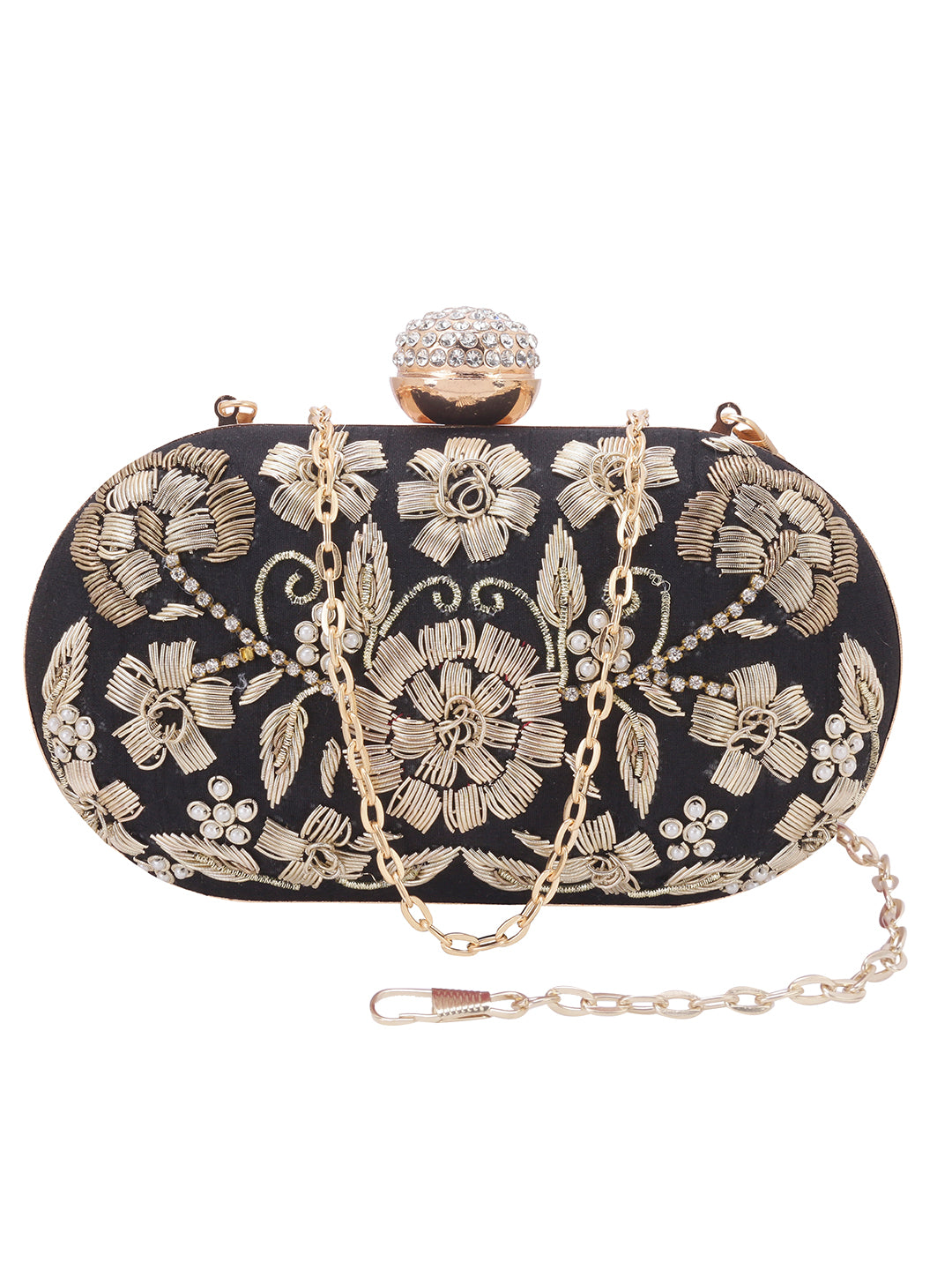 VRPS Embroidered Clutch | Handcrafted Ethnic Bag | SWIS-865 | Additional Angle