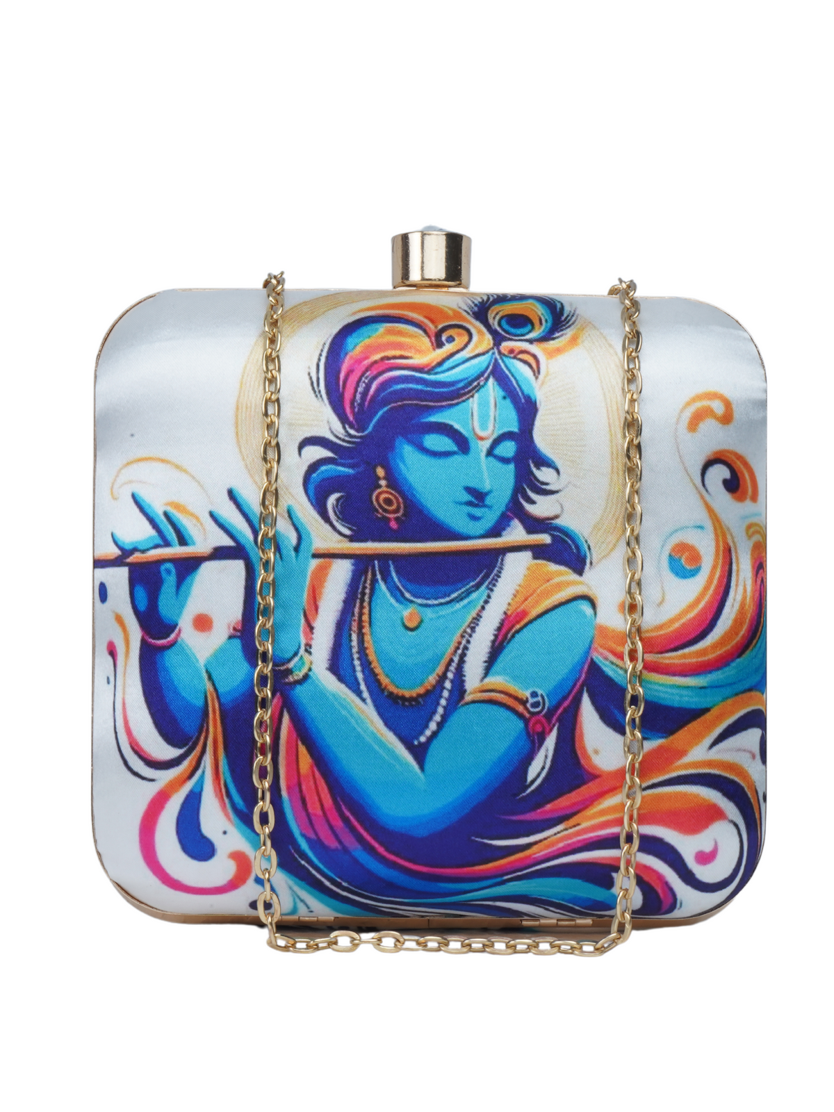 VRPS Printed Clutche | Handcrafted Ethnic Bag | SWIS-2083 | Additional Angle
