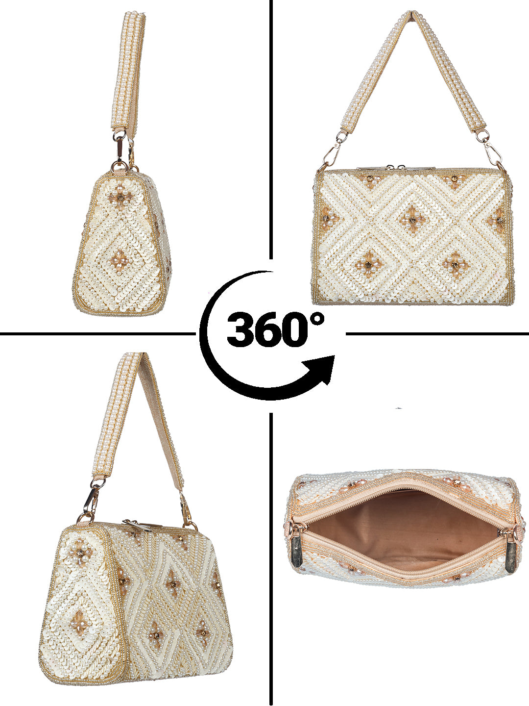 VRPS Flap Bag | Handcrafted Ethnic Bag | SWIS-2610 | Additional Angle