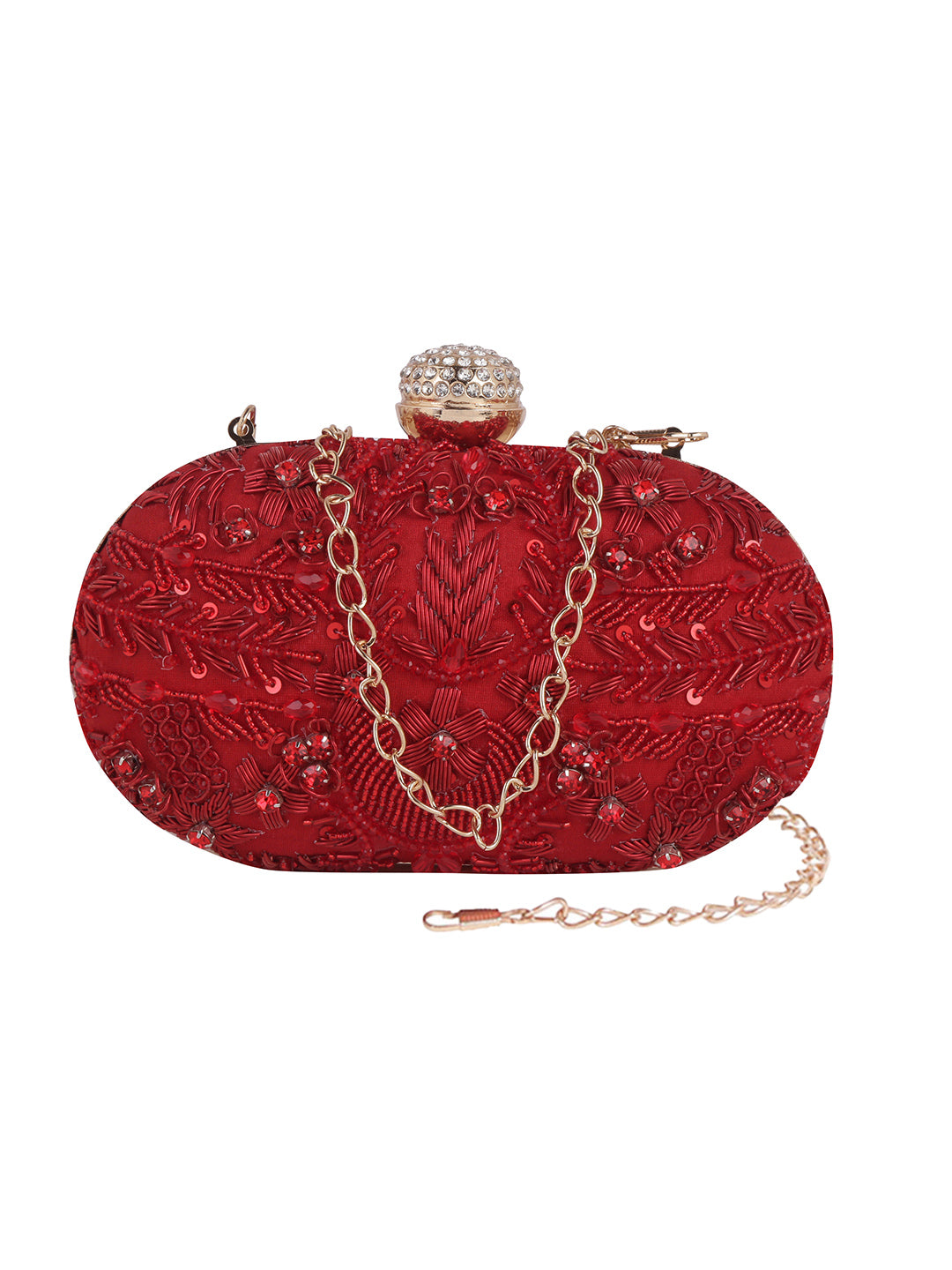 VRPS Embroidered Clutch | Handcrafted VRPS Embroidered Clutch | SWIS-1027