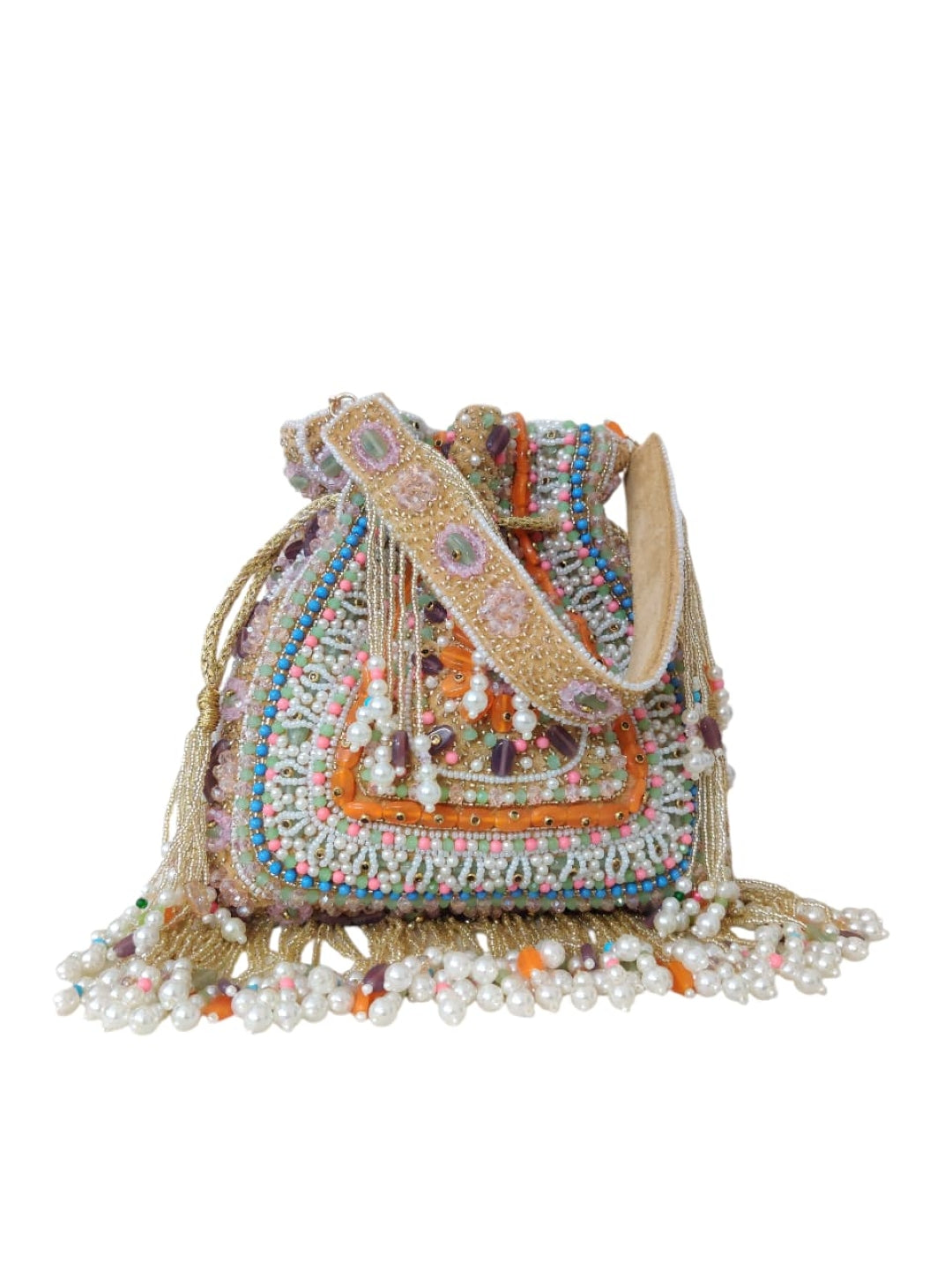 VRPS Potli Bag | Handcrafted Ethnic Bag | SWIS-3740 | Additional Angle