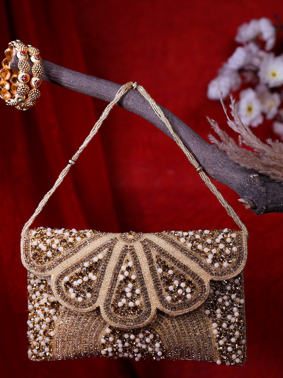 VRPS Flap Bag | Handcrafted Ethnic Bag | SWIS-4009