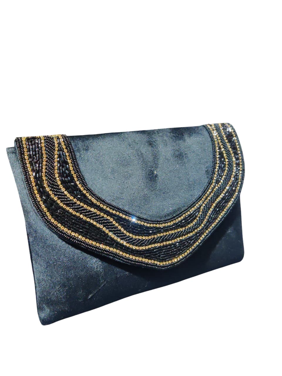 Black Flap Bag
