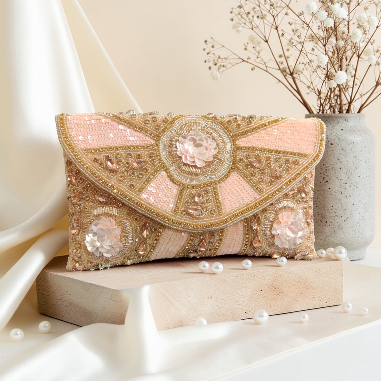 VRPS Flap Bag | Handcrafted Ethnic Bag | SWIS-4222 | Additional Angle