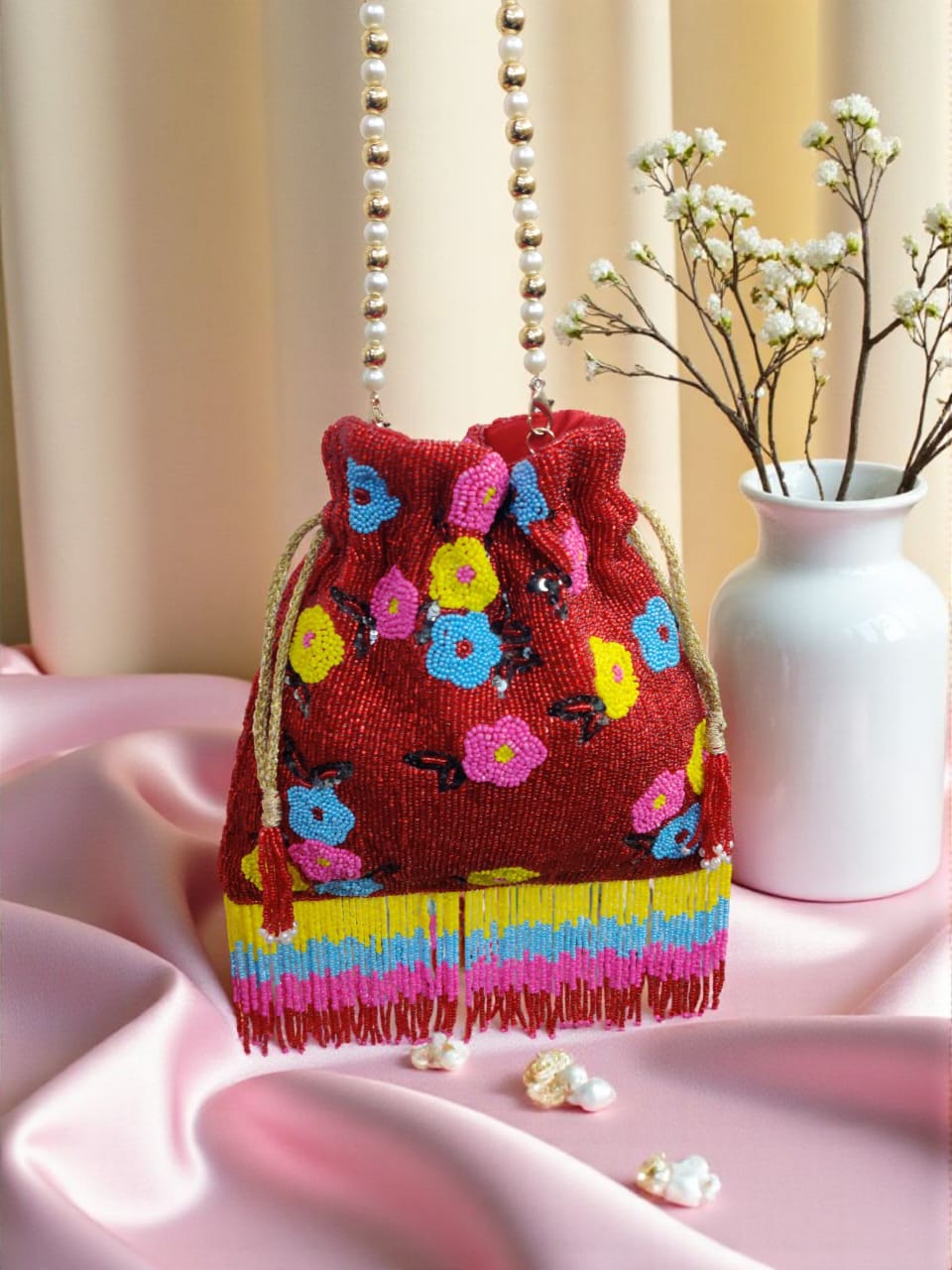 VRPS Potli Bag | Handcrafted Ethnic Bag | SWIS-4272 | Additional Angle
