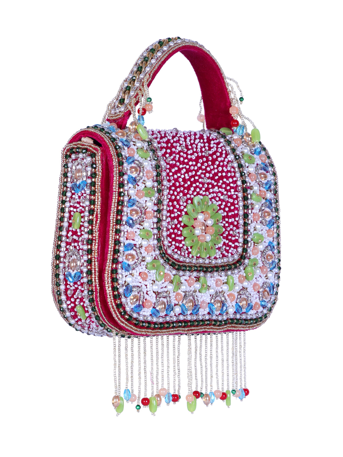 VRPS Flap Bag | Handcrafted Ethnic Bag | SWIS-1349 | Additional Angle