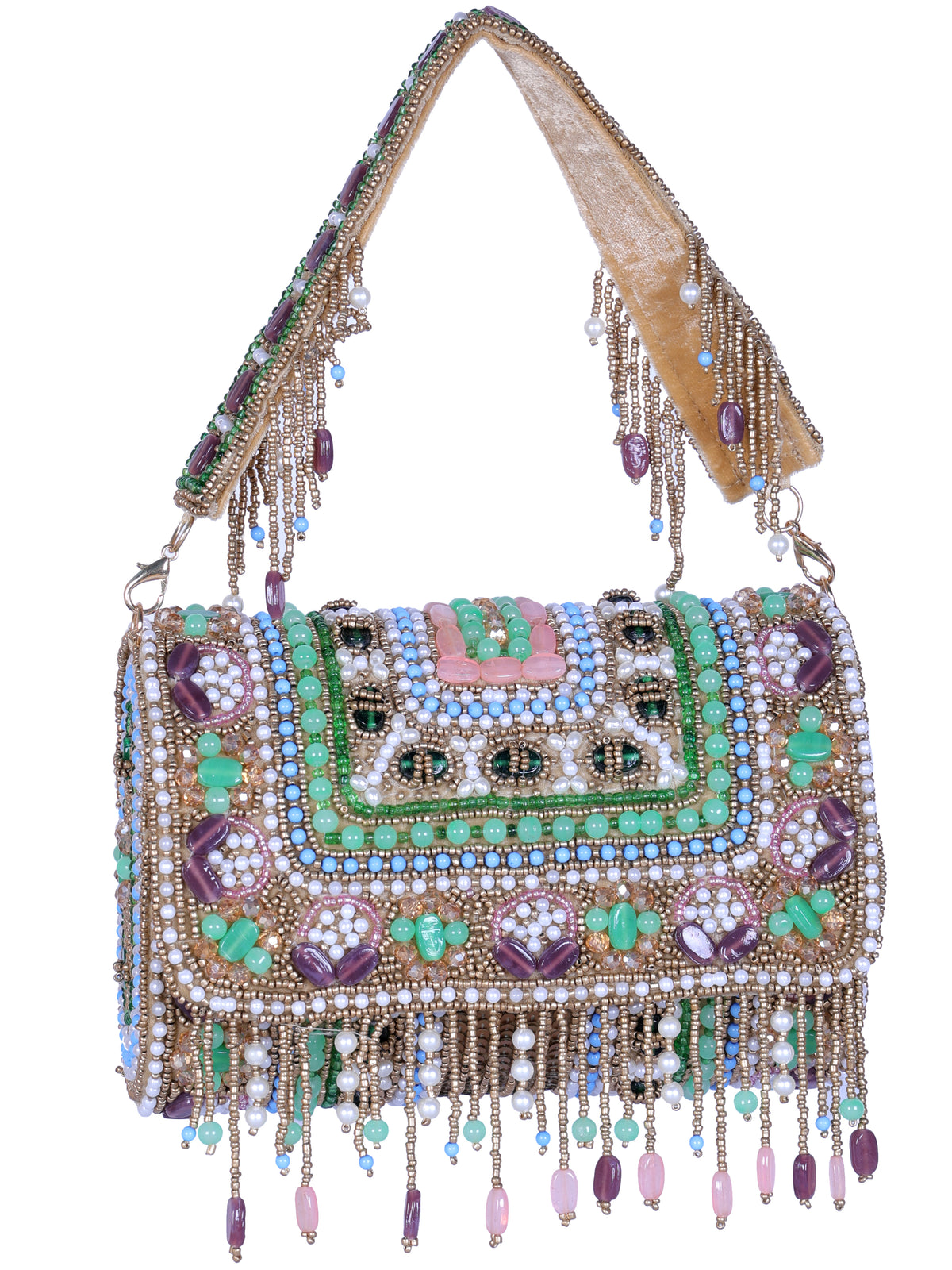 VRPS Flap Bag | Handcrafted Ethnic Bag | SWIS-1350 | Additional Angle