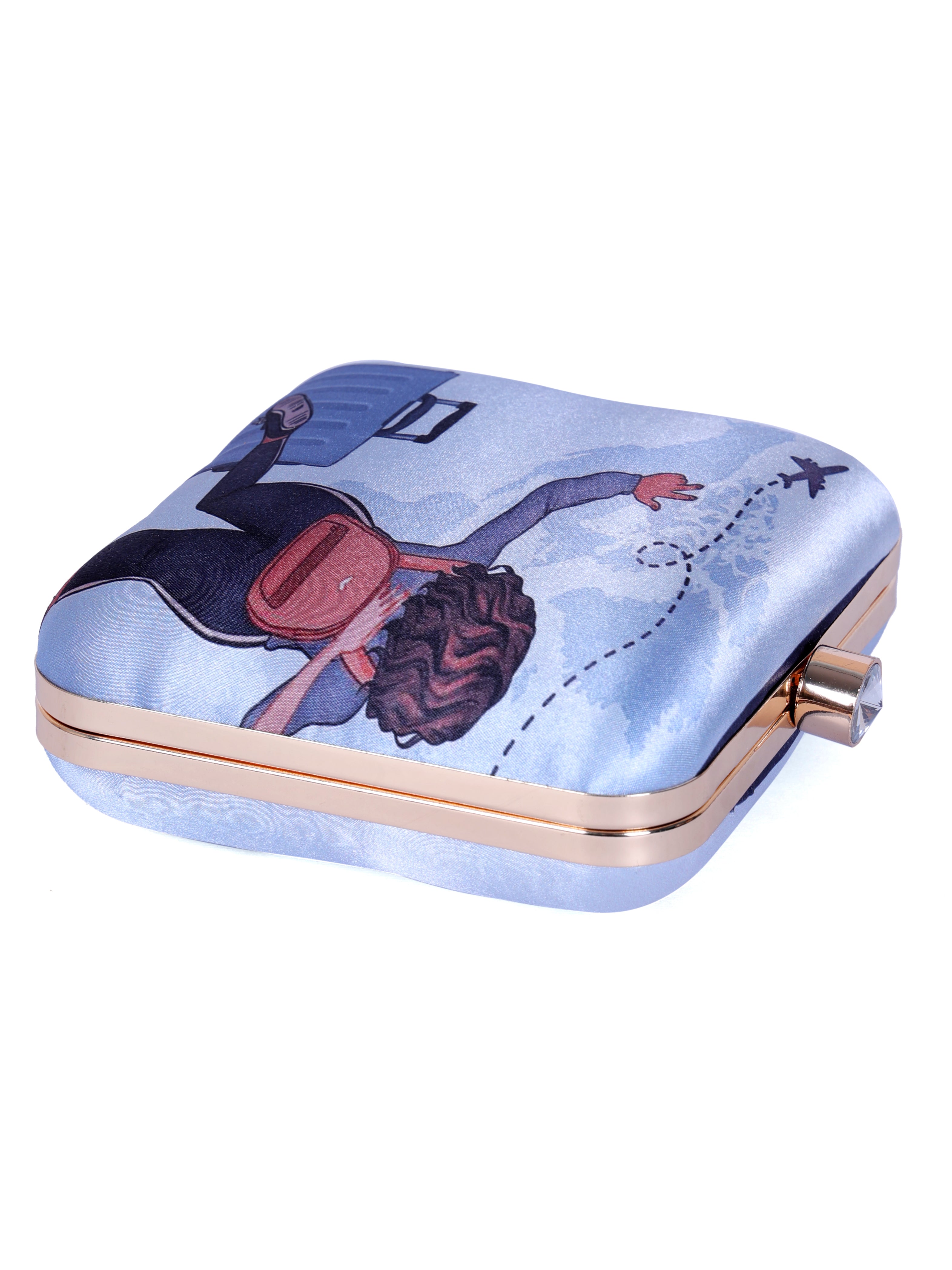 VRPS Printed Clutch | Handcrafted Ethnic Bag | SWIS-1311 | Additional Angle