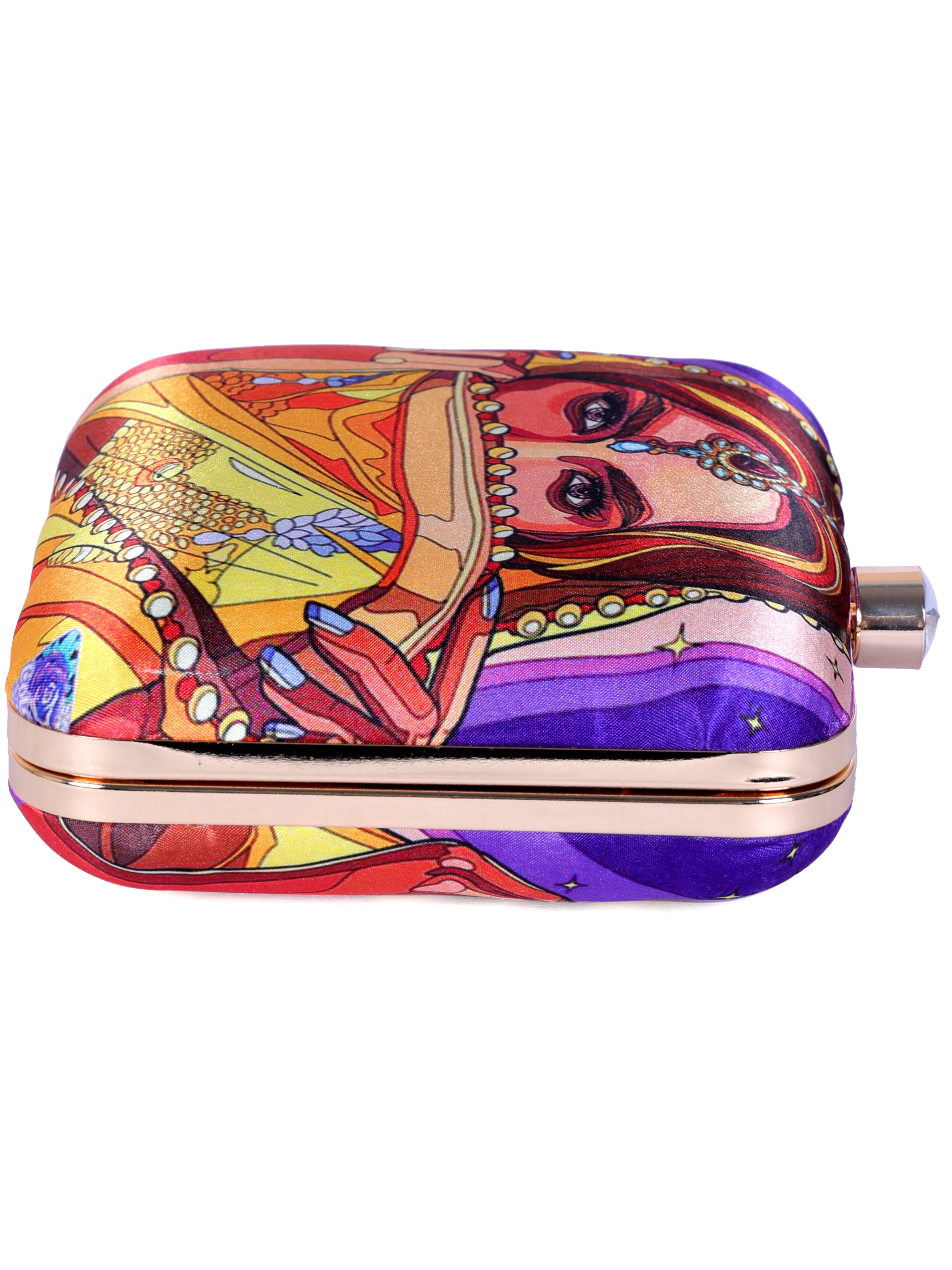 VRPS Printed Clutch | Handcrafted Ethnic Bag | SWIS-1313 | Additional Angle