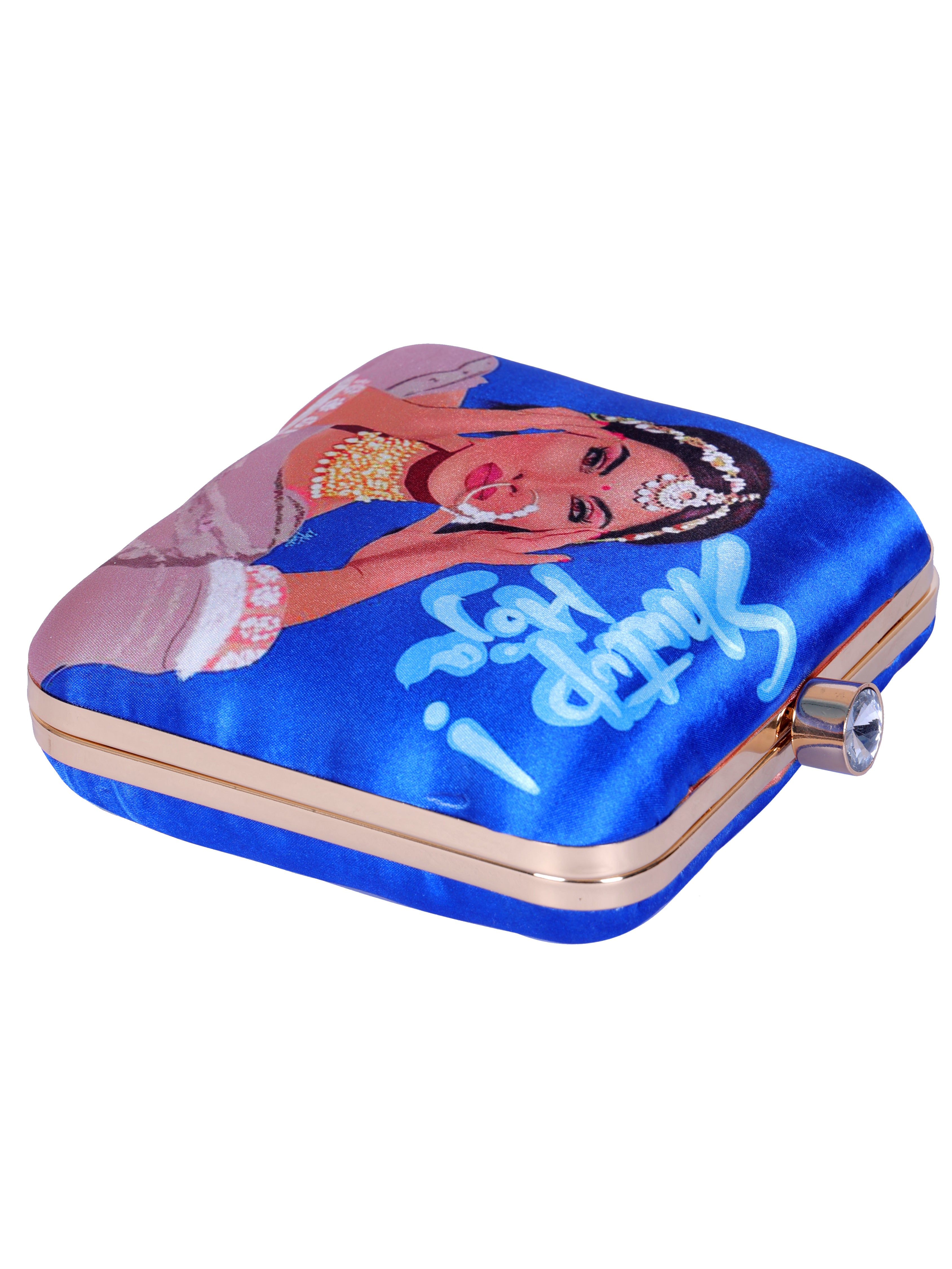 VRPS Printed Clutch | Handcrafted Ethnic Bag | SWIS-1314 | Additional Angle