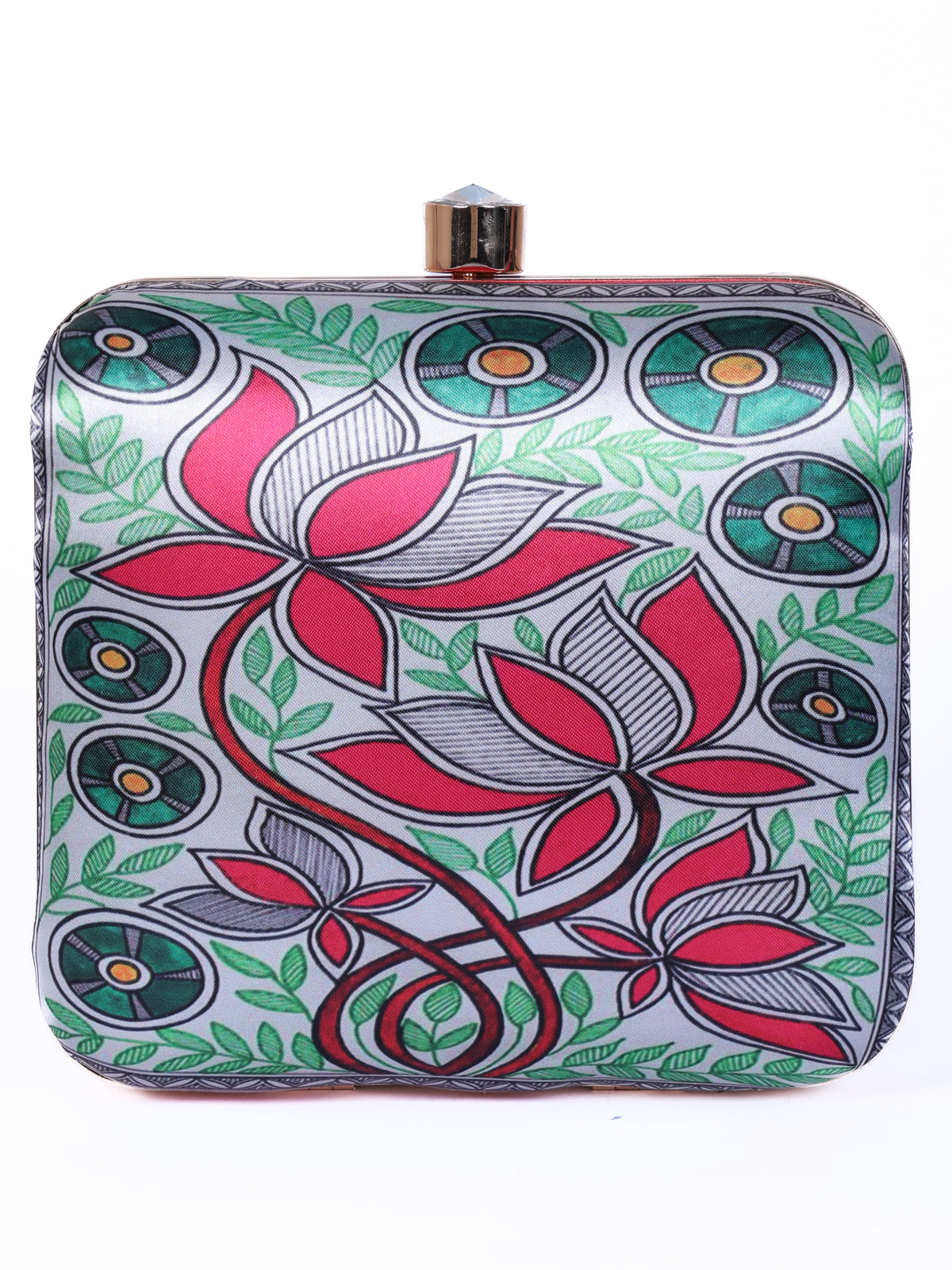 VRPS Printed Clutch | Handcrafted Ethnic Bag | SWIS-1347 | Additional Angle